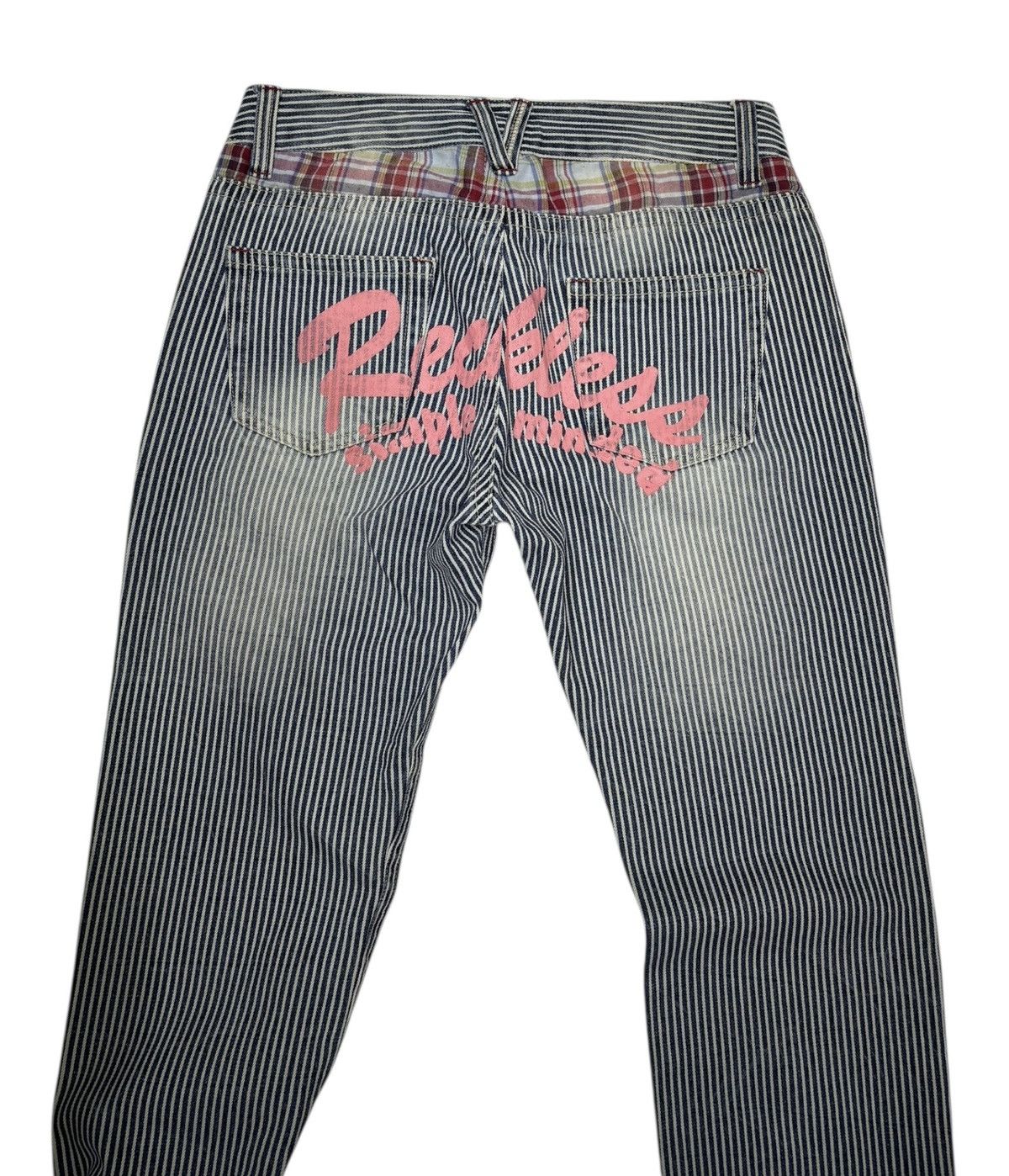 Hysteric Glamour × If Six Was Nine × Japanese Brand Vintage Colza Stripe Japanese Brand Punk Style Jeans Size 30" / US 8 / IT 44 - 4 Thumbnail