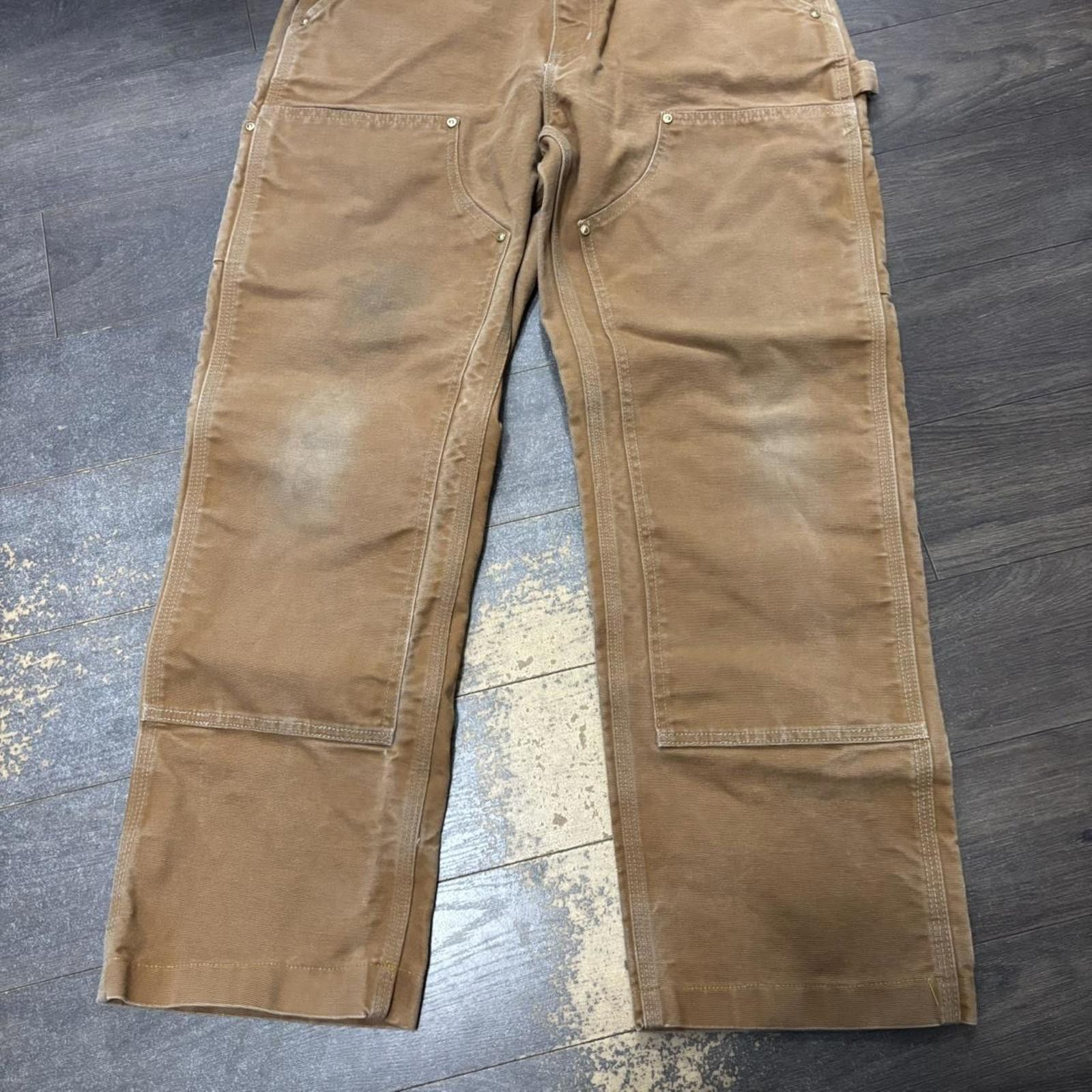 Carhartt vintage carhartt double knee cargo jeans 00s 32x28 Size US 32 / EU 48 - 4 Thumbnail
