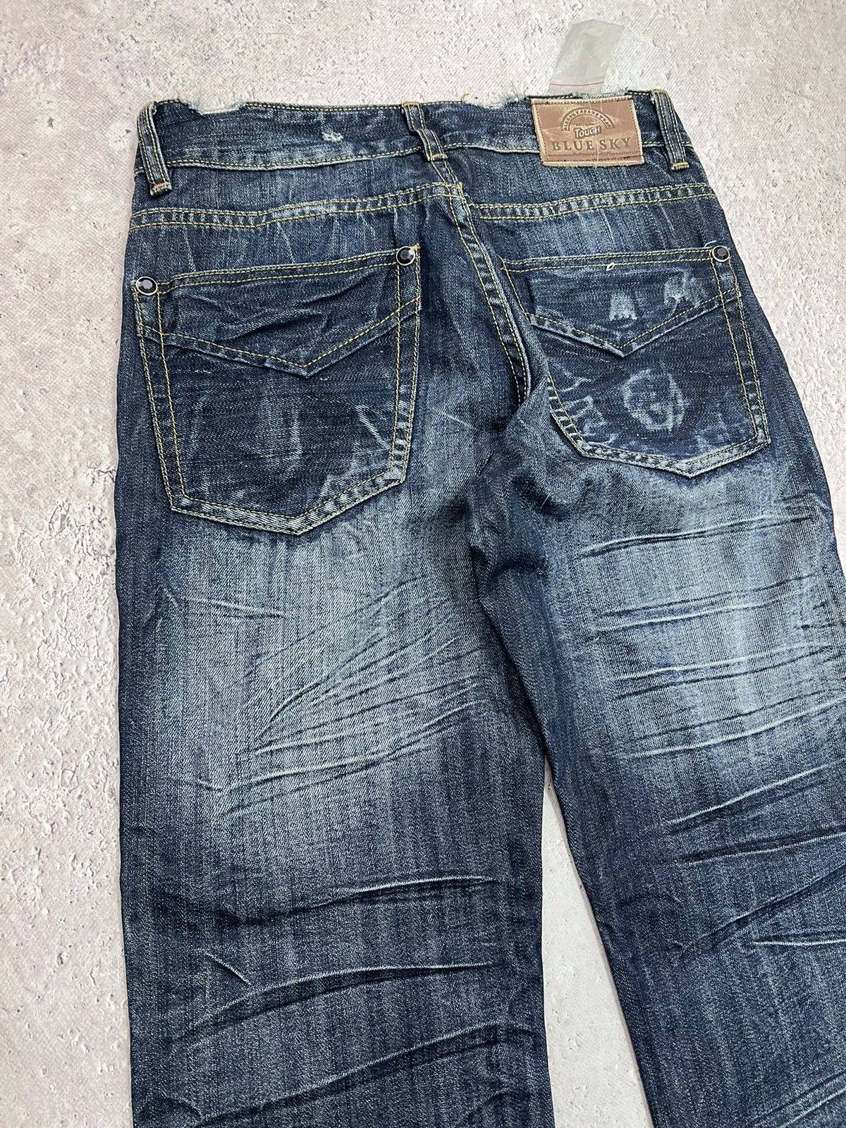 Hysteric Glamour Vintage Rick Owens Carti Opium Style FLARED Jeans 90s Size US 31 - 10 Thumbnail