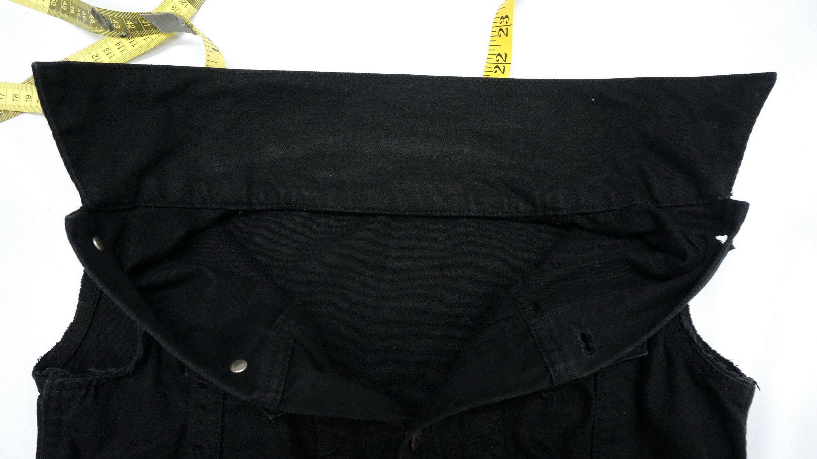 Japanese Brand Vintage Japan MyWayman By 666 Sleveless Denim Jacket Size US XS / EU 42 / 0 - 10 Thumbnail