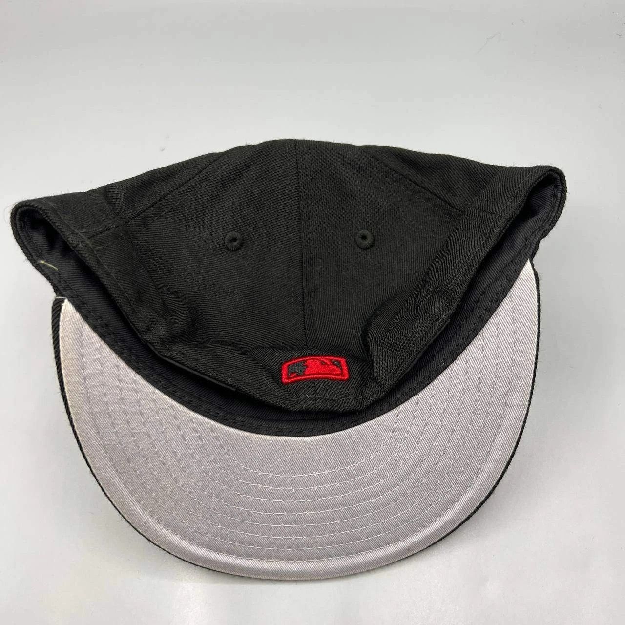 New Era New York Mets Hat Men 7 1/2 Black Embroidered Fitted Cap Size ONE SIZE - 5 Thumbnail
