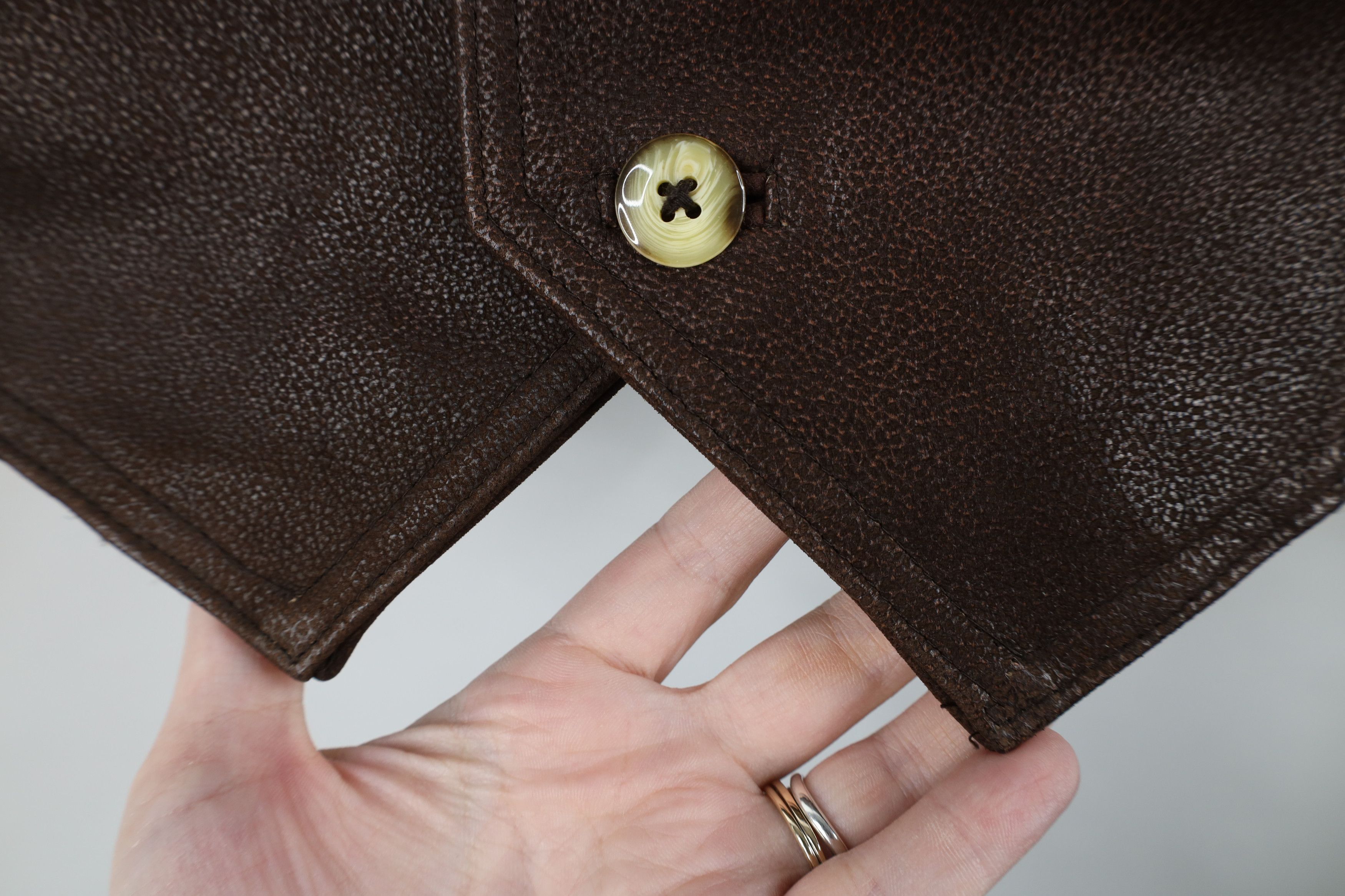 Vintage Vintage 90s Streetwear Leather Buckle Back Vest Jacket Brown Size US M / EU 48-50 / 2 - 5 Thumbnail