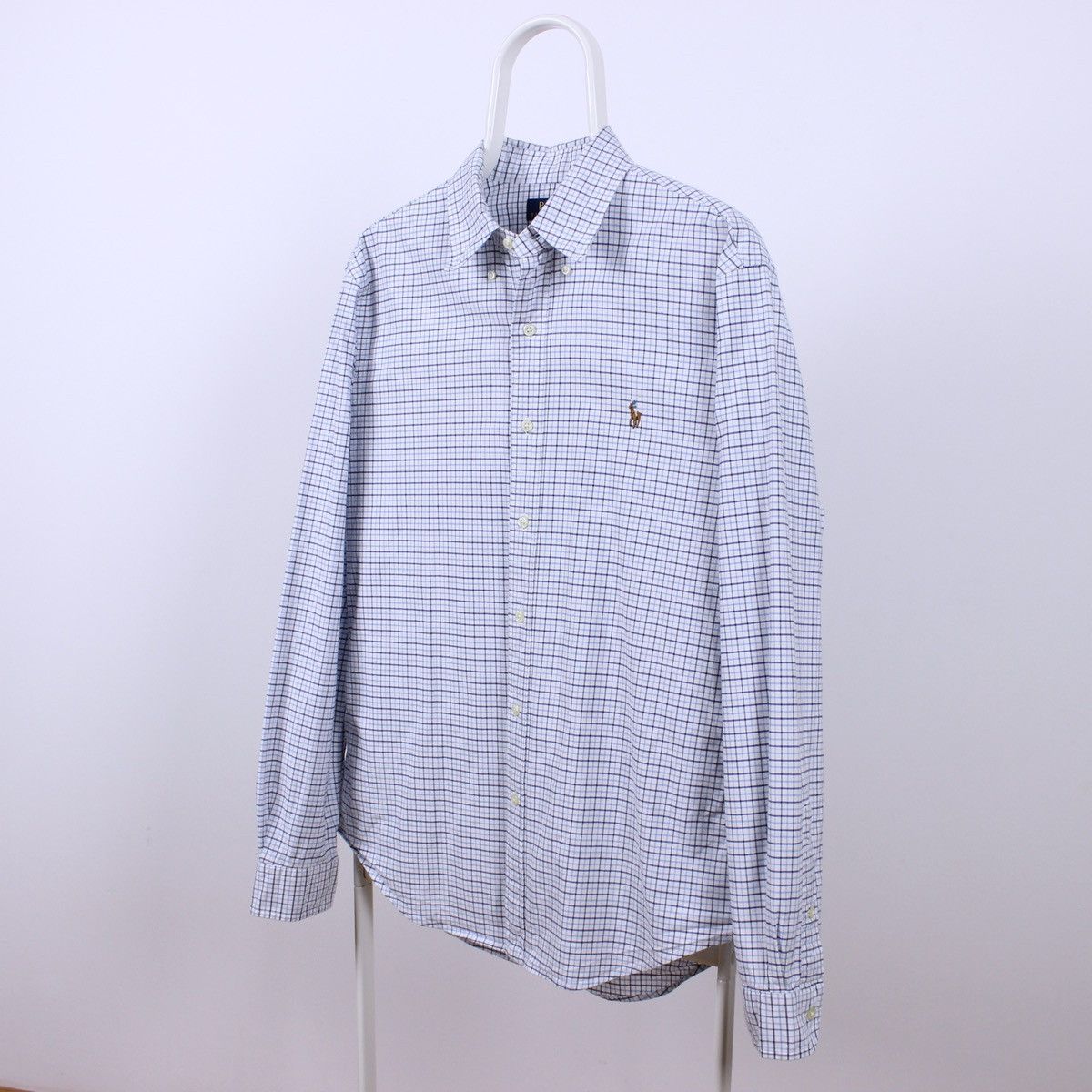 Polo Ralph Lauren × Ralph Lauren × Vintage Polo Ralph Lauren Shirt Slim Fit Long Sleeve Size US L / EU 52-54 / 3 - 2 Thumbnail