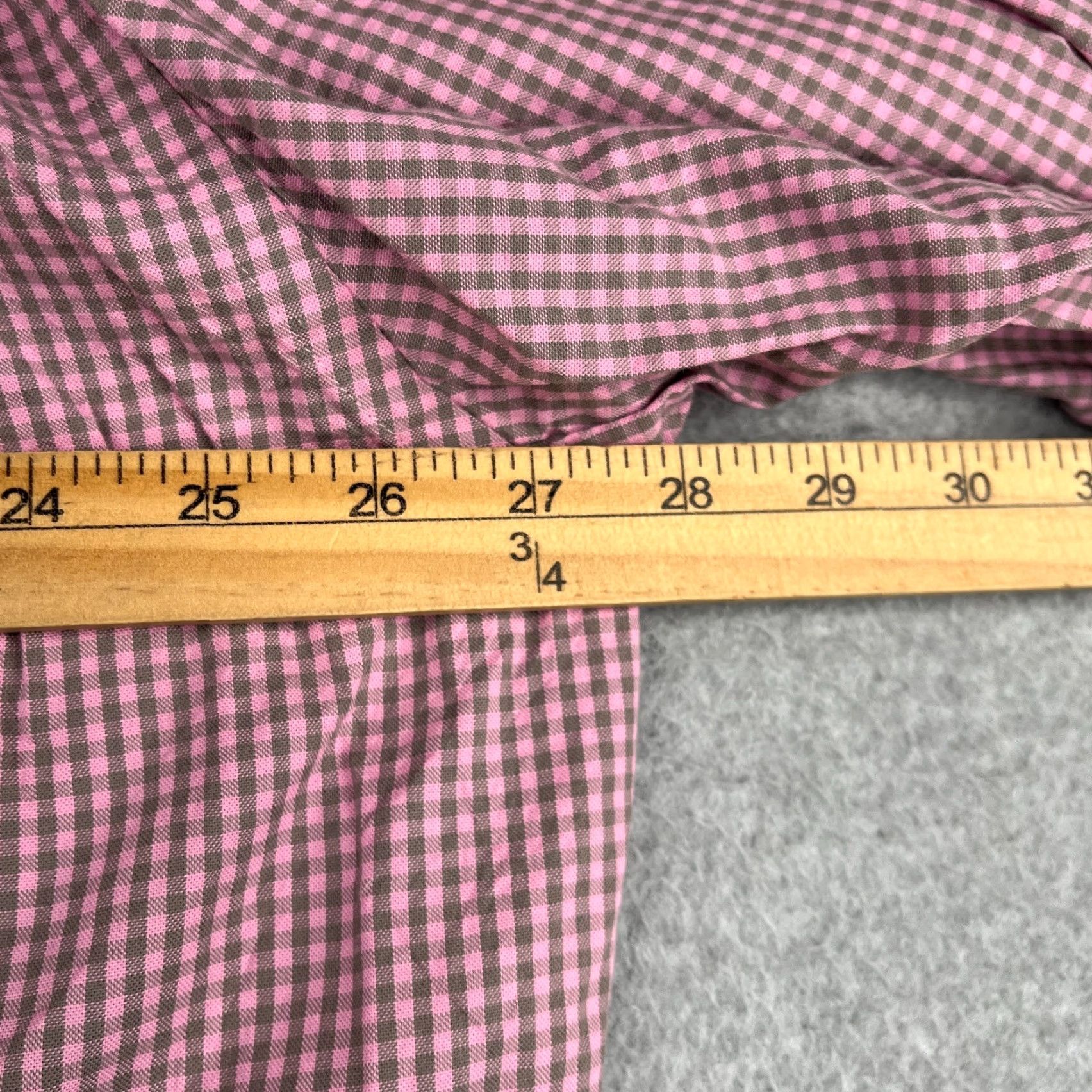 Vintage Turtleson Shirt 2XL Pink Check Button-Up Long Sleeve Mens Modern Preppy Casual Shirt Size US XXL / EU 58 / 5 - 7 Thumbnail