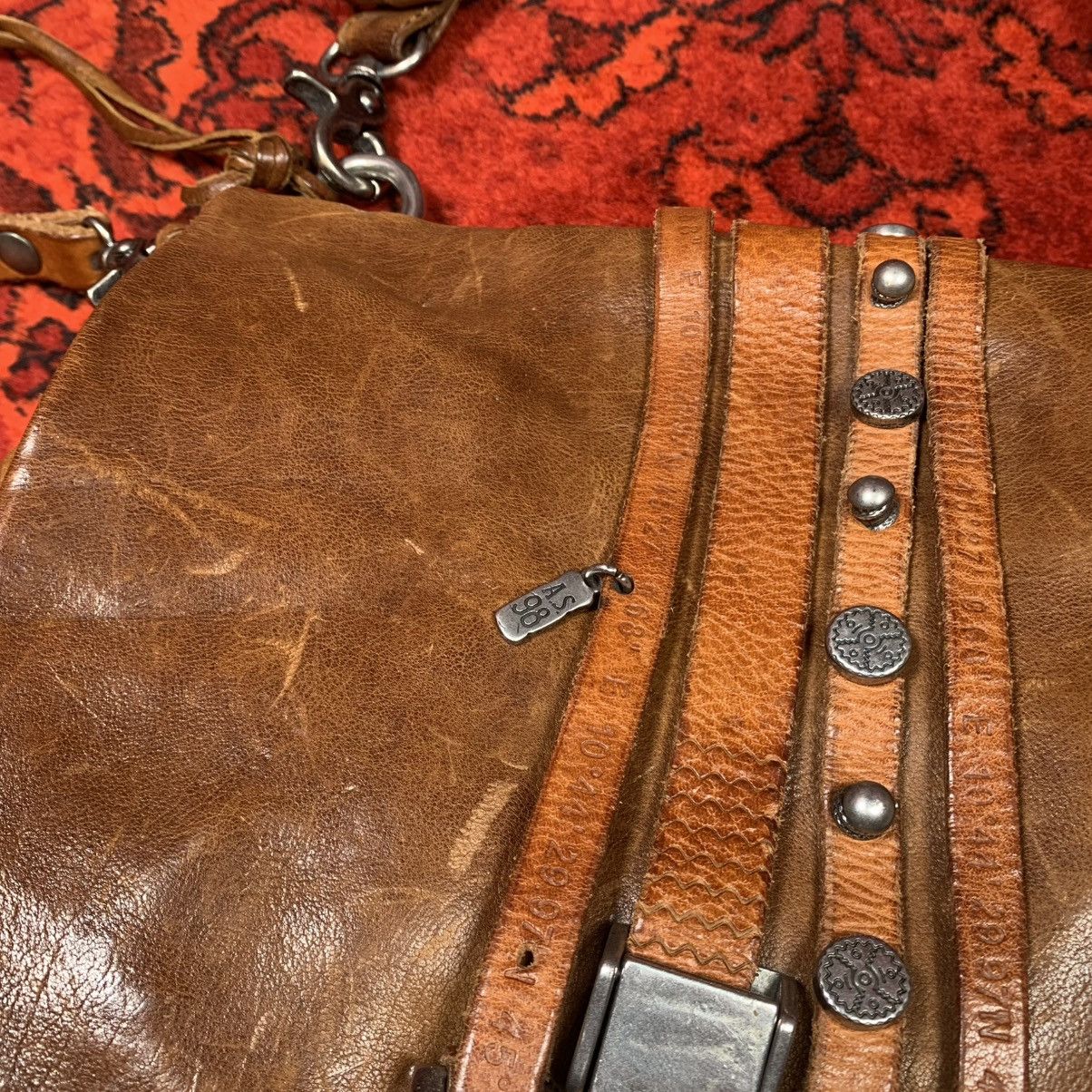 A.S.98 High Fashion Vintage A.S.98 Leather Multi-Strap Shoulder Bag Size ONE SIZE - 10 Thumbnail