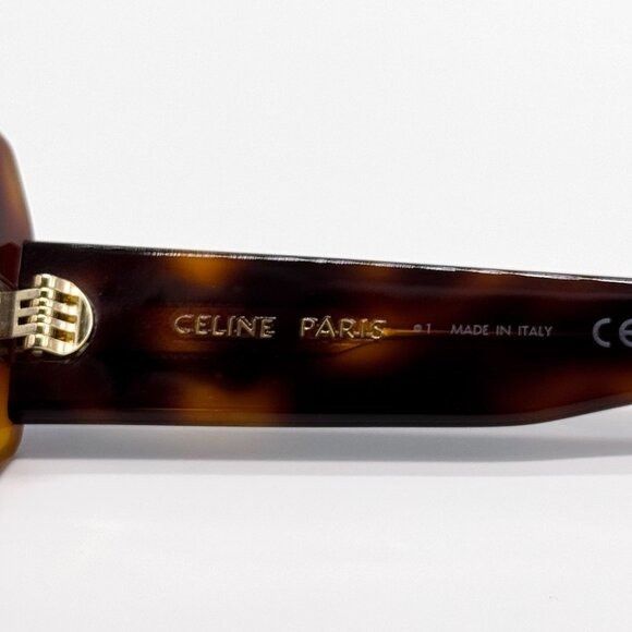 Celine NEW CL50155I 053, CELINE GEOMETRIC HAVANA BROWN EYEGLASSES C Size ONE SIZE - 8 Thumbnail