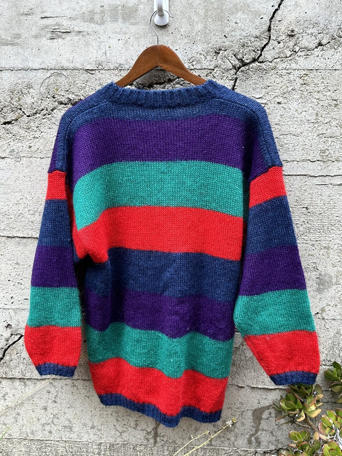 RARE Vintage multi segmented cardigan sweater