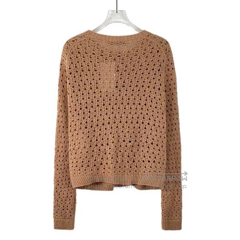 Dior Dior Brown Alpaca Knit Cardigan Coat. Size US S / EU 44-46 / 1 - 2 Thumbnail