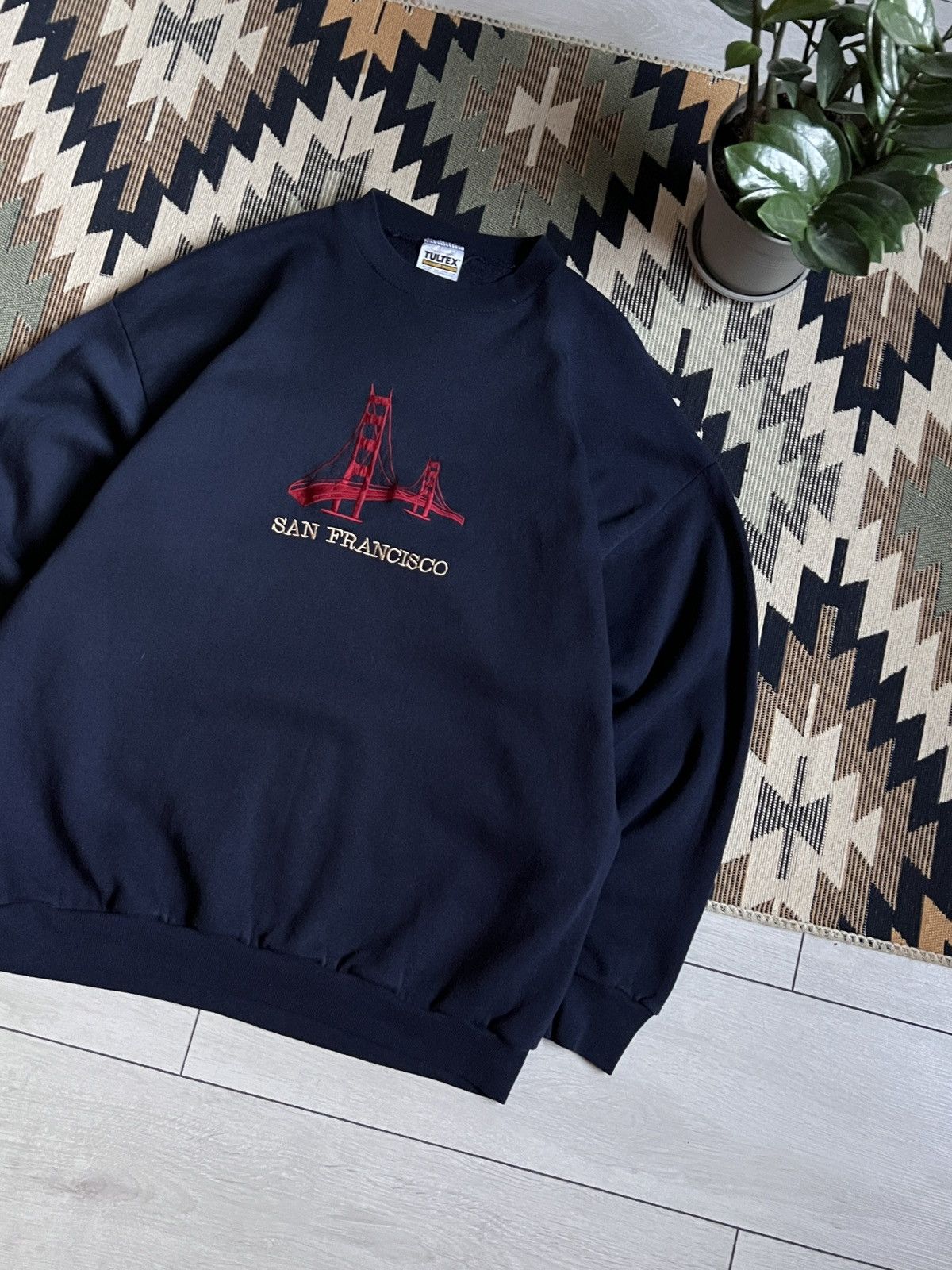 Sports Specialties × Vintage Vintage San Francisco Big Logo Sweatshirt Size US XL / EU 56 / 4 - 4 Thumbnail