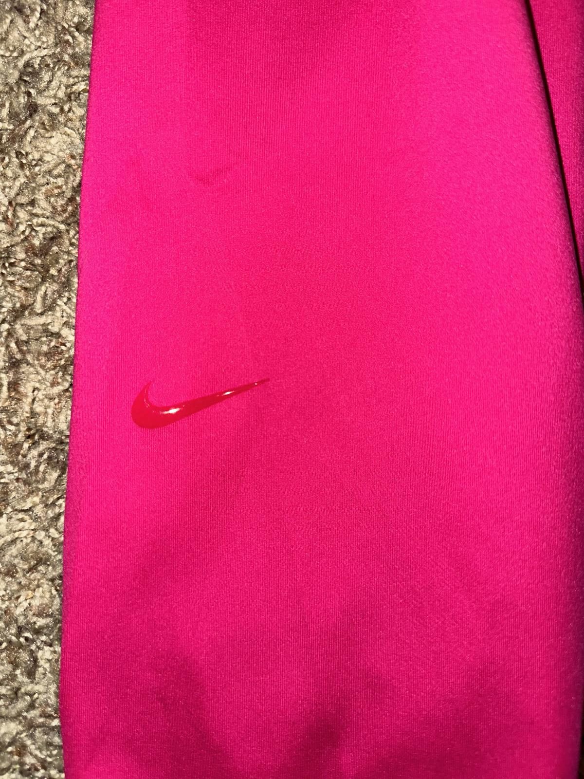 Nike Nike One Women's Plus Size Pink Luxe Tight Sample Size 40" / US 18 - 10 Thumbnail