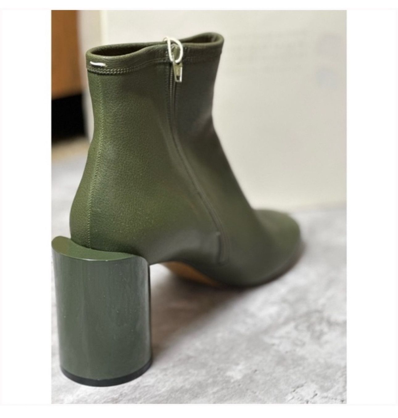 Maison Margiela Maison Margiela off-center stacked heel ankle boot 41 Size US 11 / IT 41 - 3 Thumbnail
