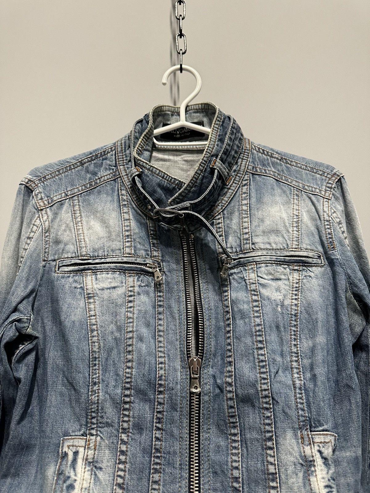 Dolce & Gabbana Vintage Archival Dolce & Gabbana 00s Y2K Denim Jacket Size M / US 6-8 / IT 42-44 - 12 Thumbnail