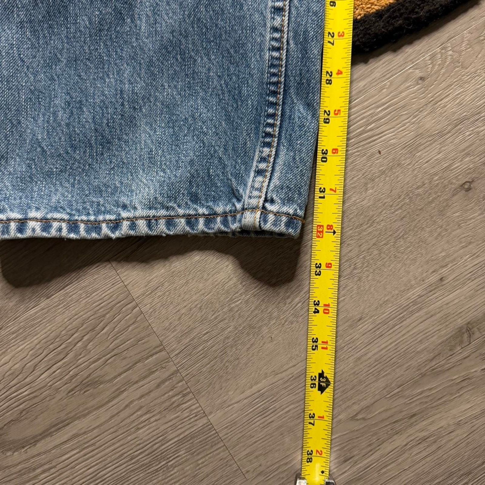 Levi's × Vintage Vintage Y2K Levi’s Strauss 550 Relaxed Fit Stonewashed Jeans Size US 38 / EU 54 - 5 Thumbnail