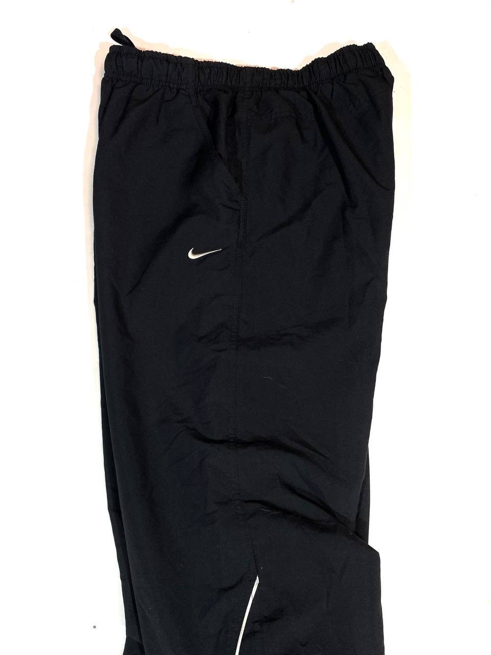 Nike Nike Track Pants Vintage Navy Nylon Y2K Parachute Size US 34 / EU 50 - 2 Thumbnail