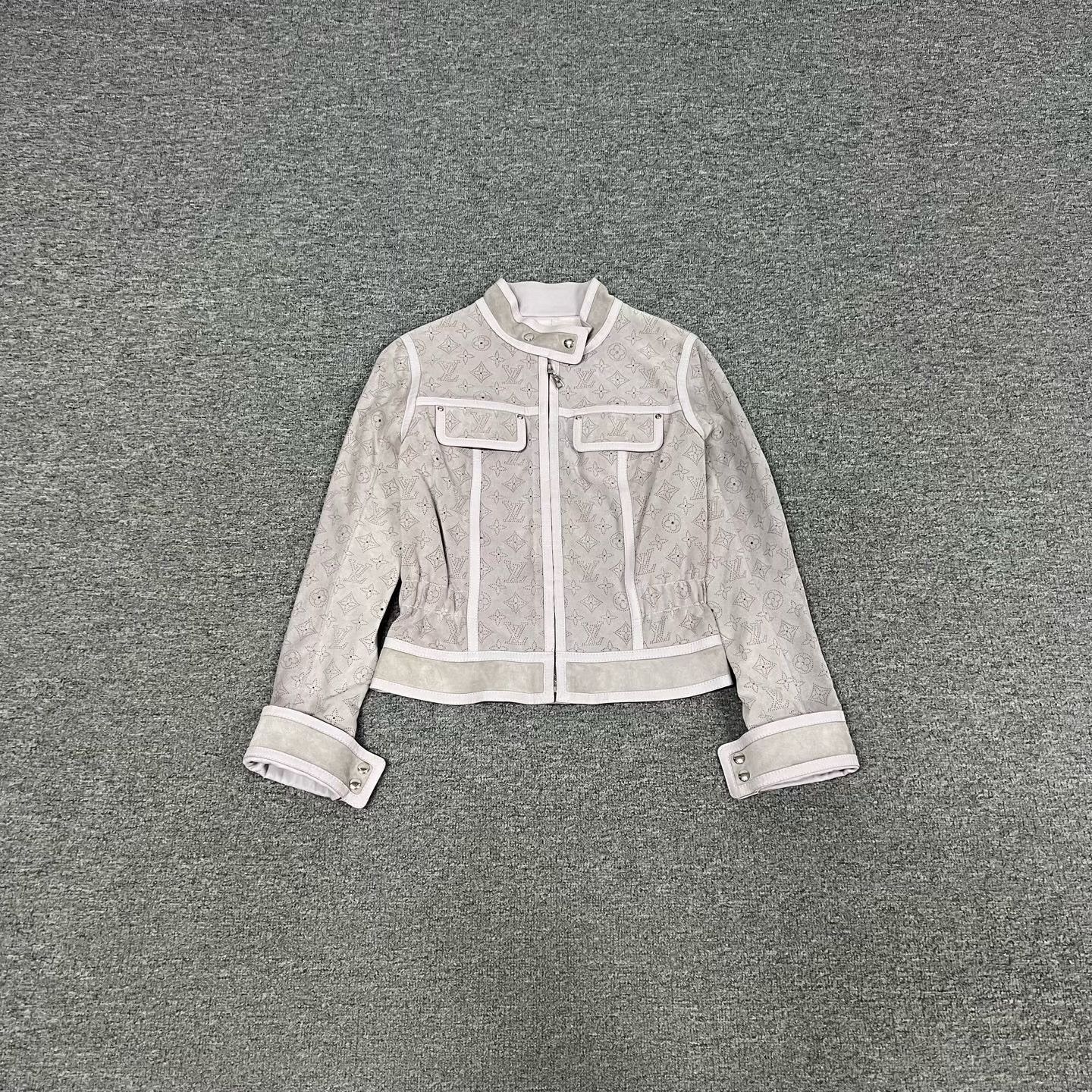 Louis Vuitton Louis Vuitton Monogram Leather Jacket Size XXS / US 00 / IT 34 - 1 Thumbnail