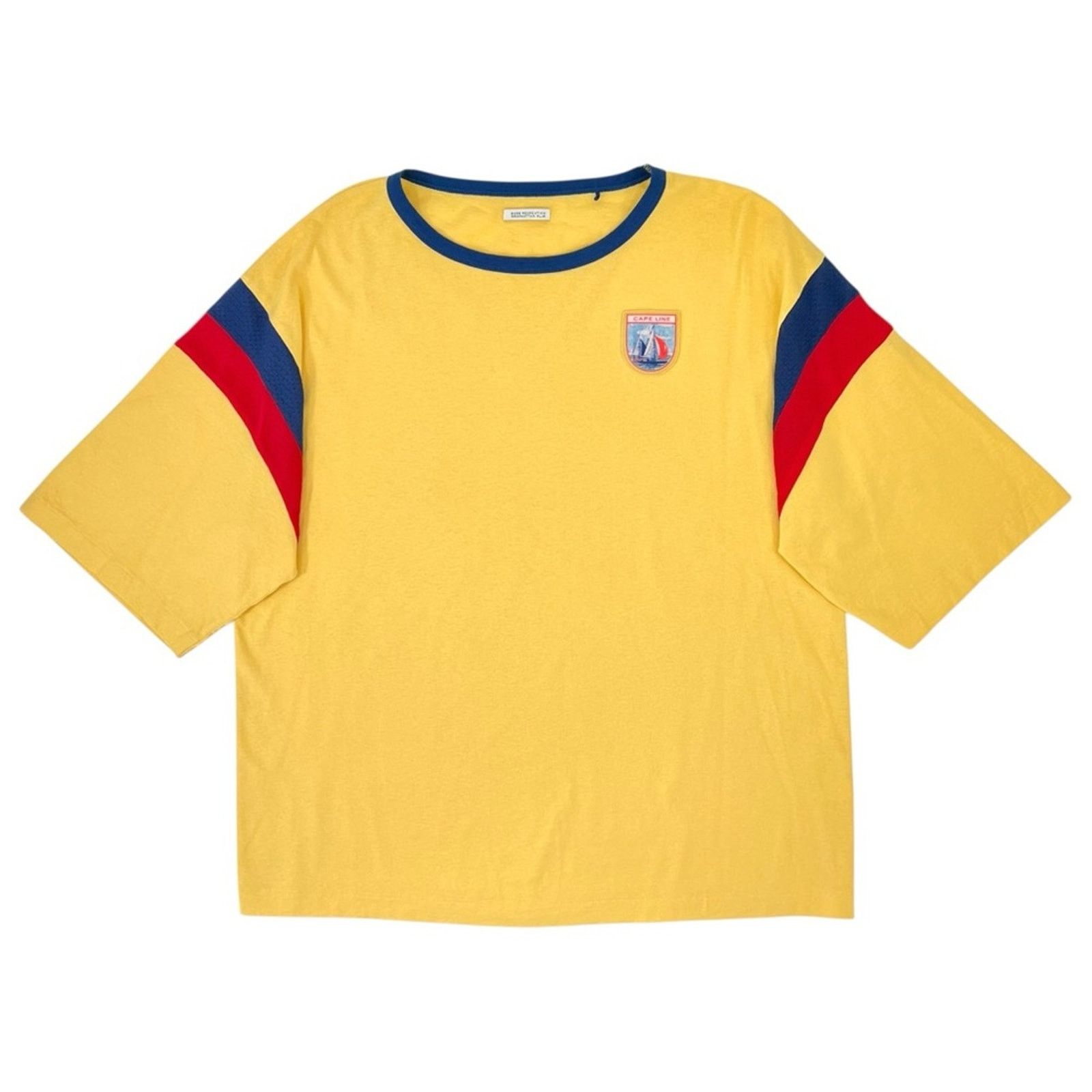 Training T-Shirt - Yellow Cape Line Patch Short Sleeve Tee