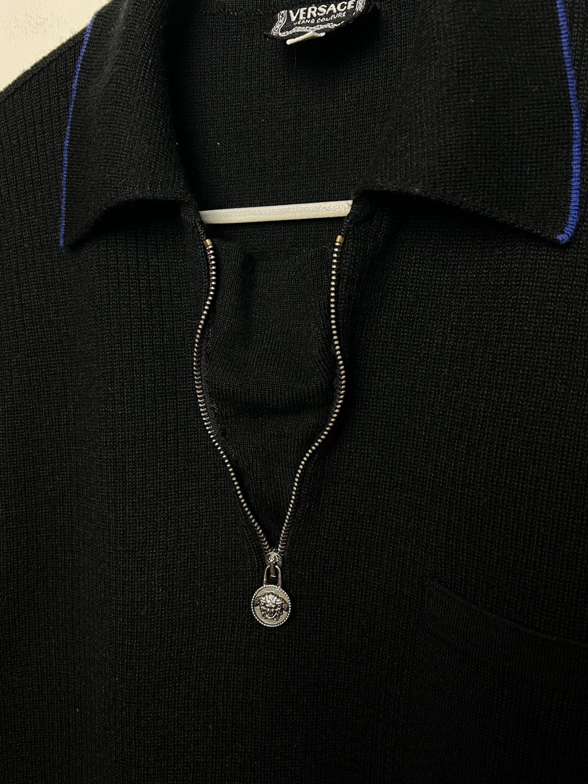 Versace versace y2k gentle wool smart sweater Size US M / EU 48-50 / 2 - 7 Thumbnail