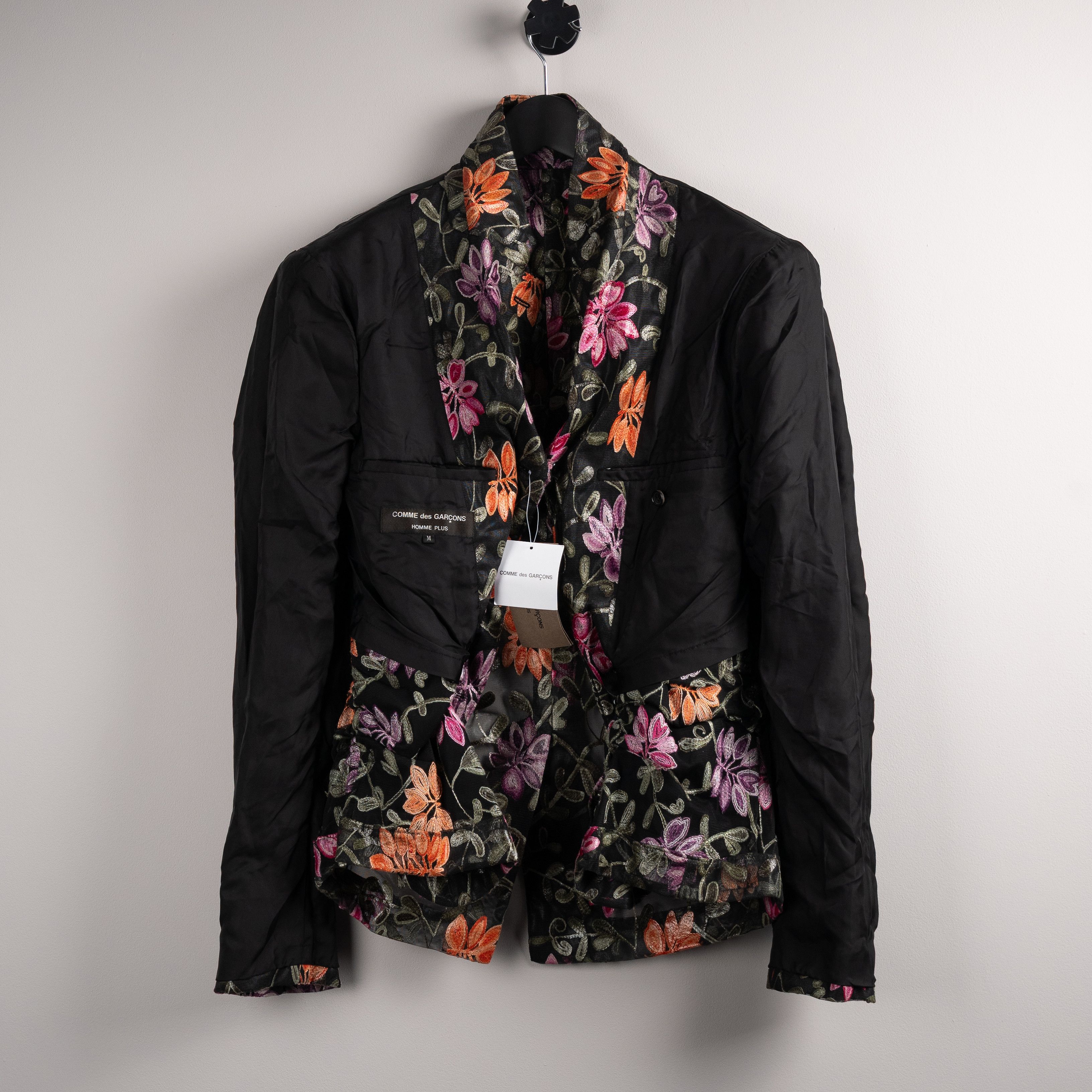 Comme des Garcons Homme Plus Comme Des Garcons Homme Plus SS19 Embroidered Mesh Floral Size US M / EU 48-50 / 2 - 4 Thumbnail