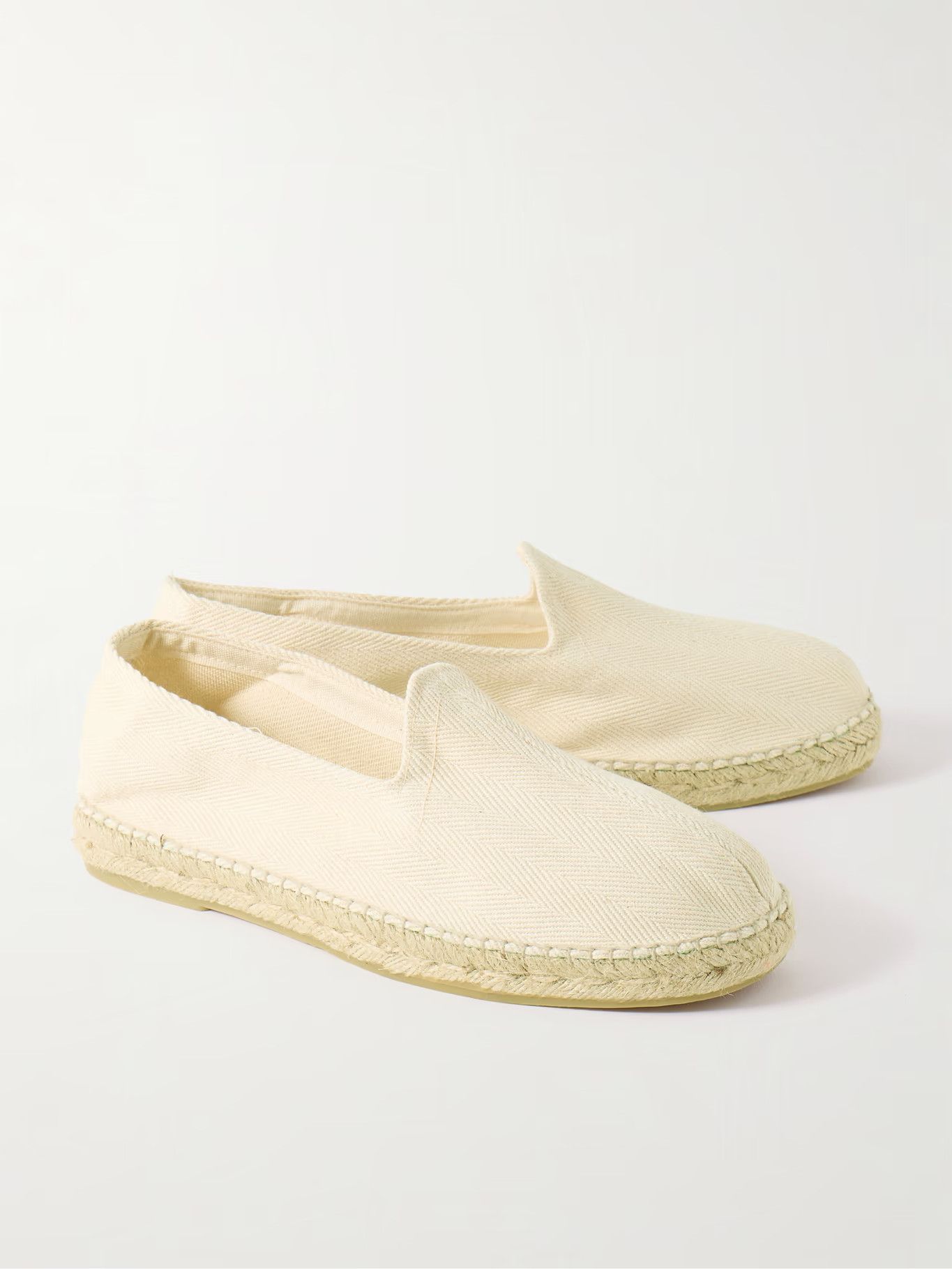 Drake's DRAKE'S Herringbone Cotton Canvas Espadrilles Size US 10 / EU 43 - 6 Thumbnail