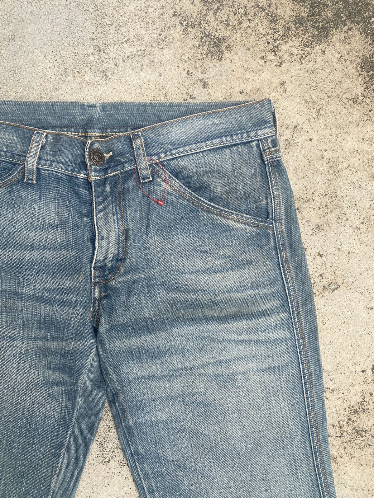 Designer × Diesel × If Six Was Nine Flare Jeans Diesel Faded Low Rise Bootcut Size US 30 / EU 46 - 9 Thumbnail
