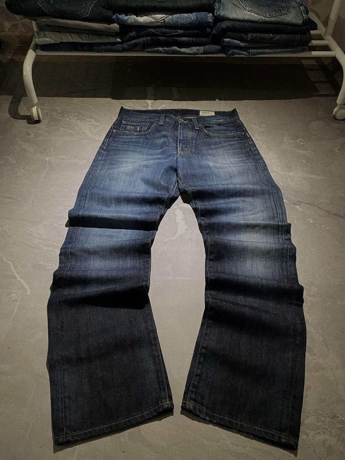 G-Star Raw Avant Garde Washed Relaxed Slim Fit Jean / Vibe 00s Size US 30 / EU 46 - 1 Thumbnail