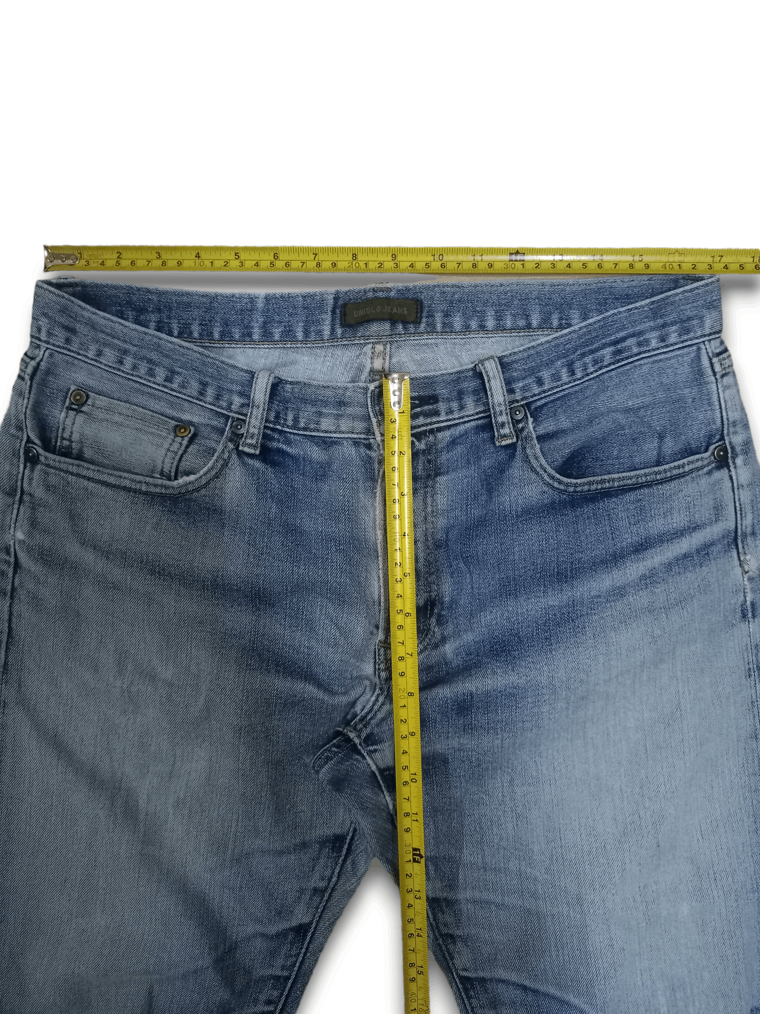 Uniqlo Vintage Japanese Uniqlo Blue Wash Selvedge Jeans Size US 34 / EU 50 - 9 Thumbnail