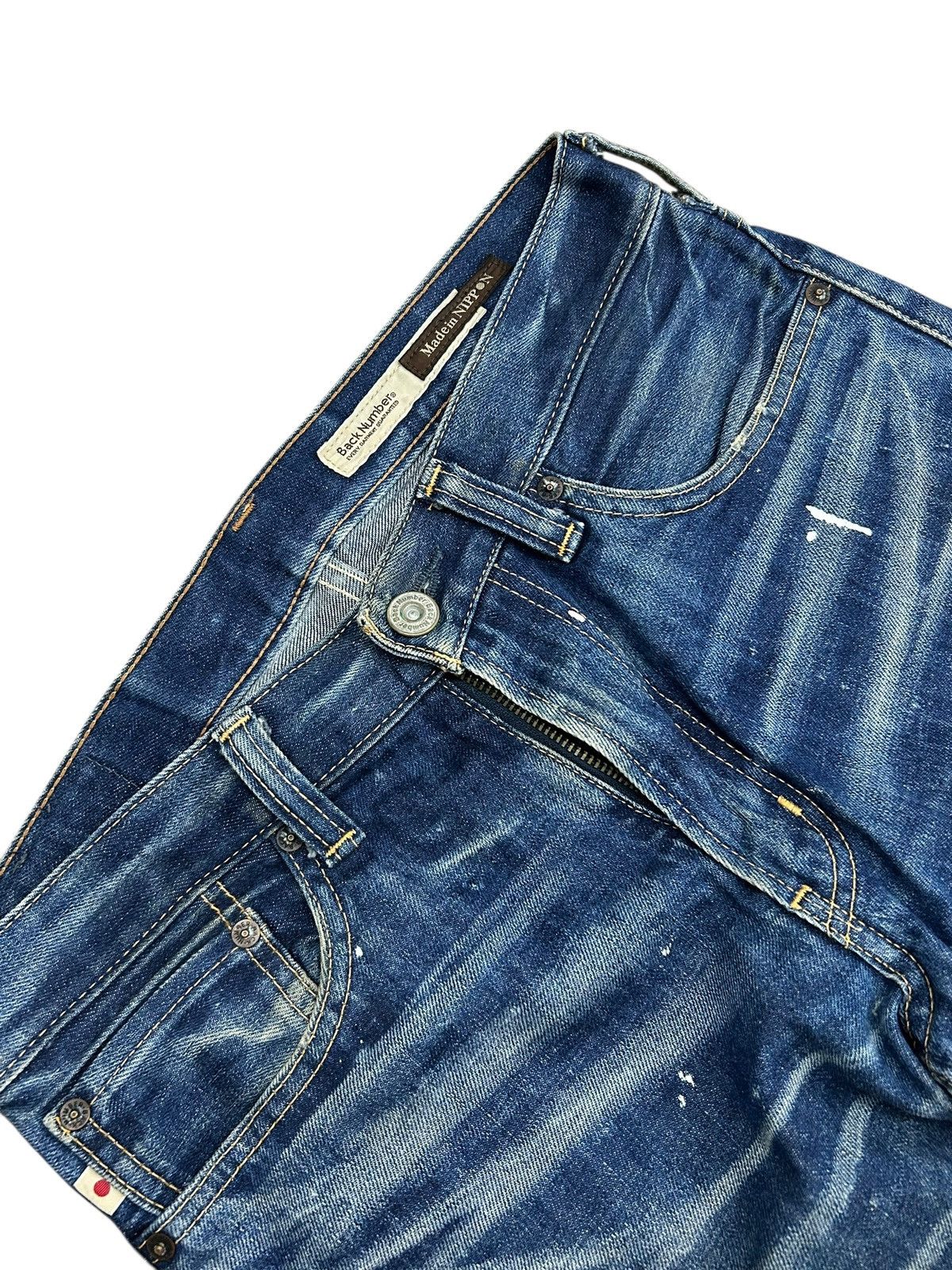 Japanese Brand × Vintage Nippon Japan Made Jean Statement Pants Splatter Painter Size US 31 - 9 Thumbnail