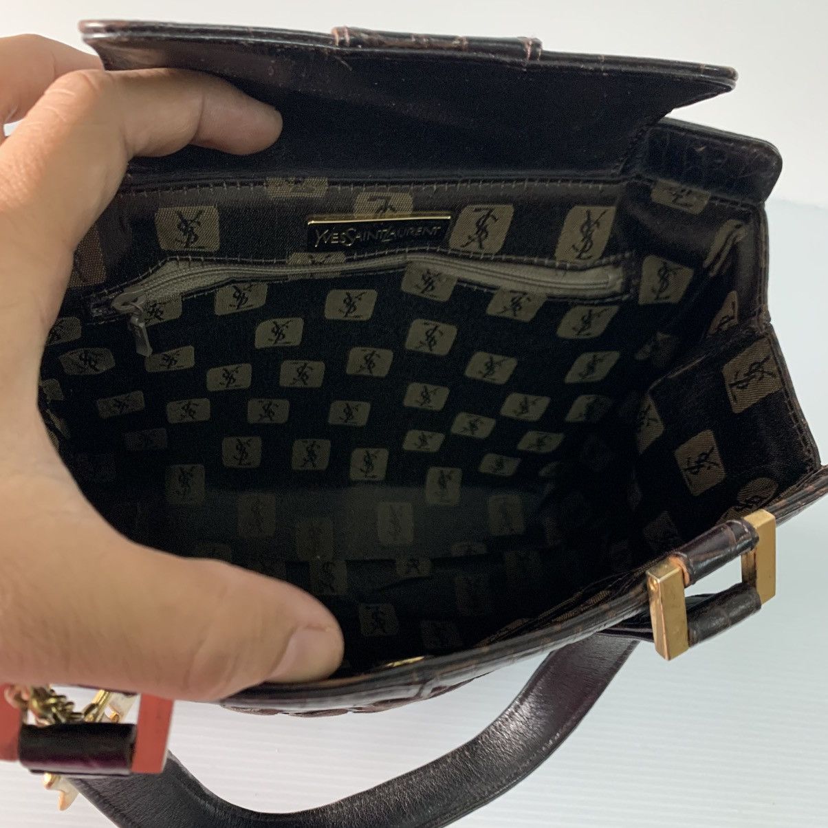 Yves Saint Laurent Yves Saint Laurent Handbag Rare Size ONE SIZE - 10 Thumbnail