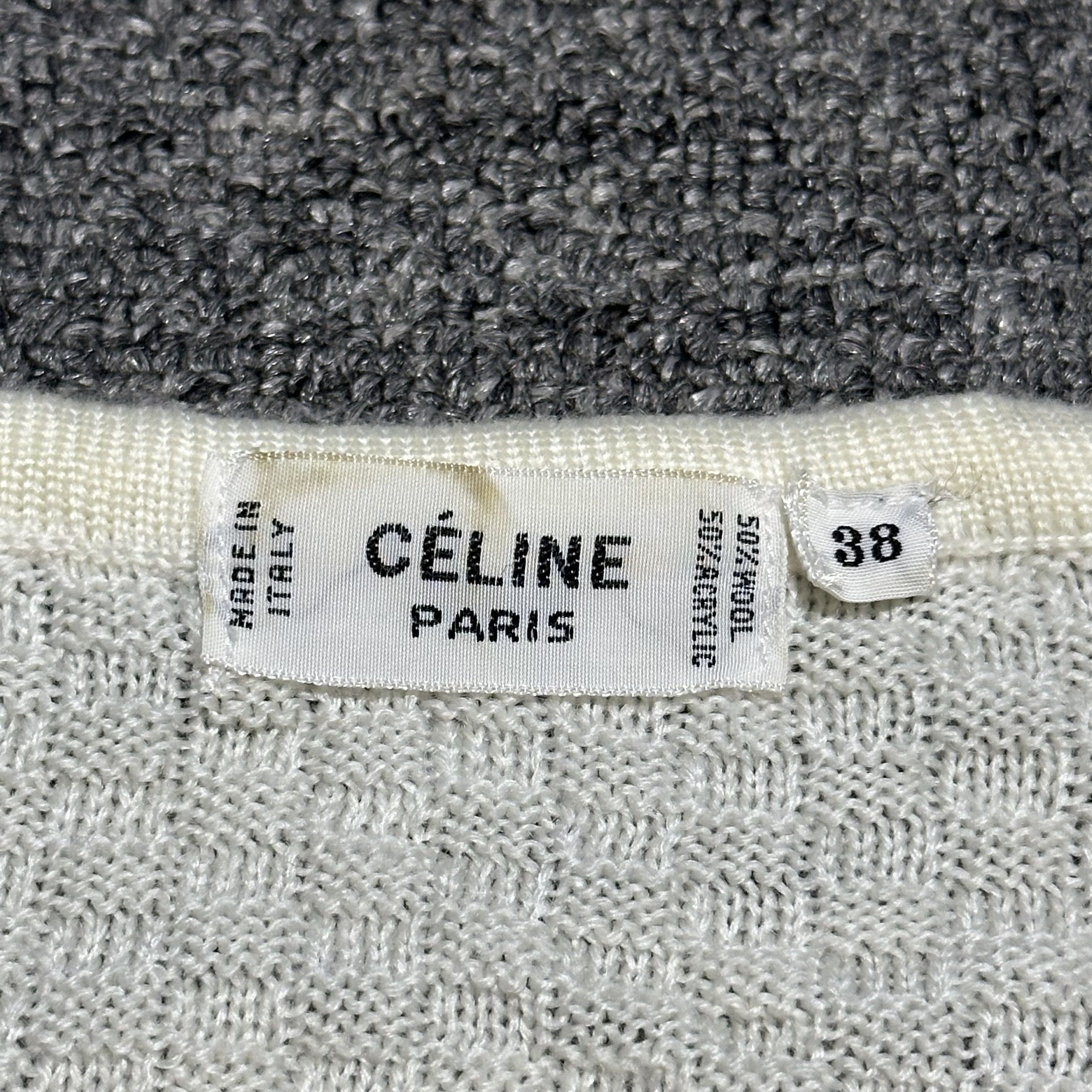 Celine Vintage Celine Knitwear Crewneck Size S / US 4 / IT 40 - 5 Thumbnail