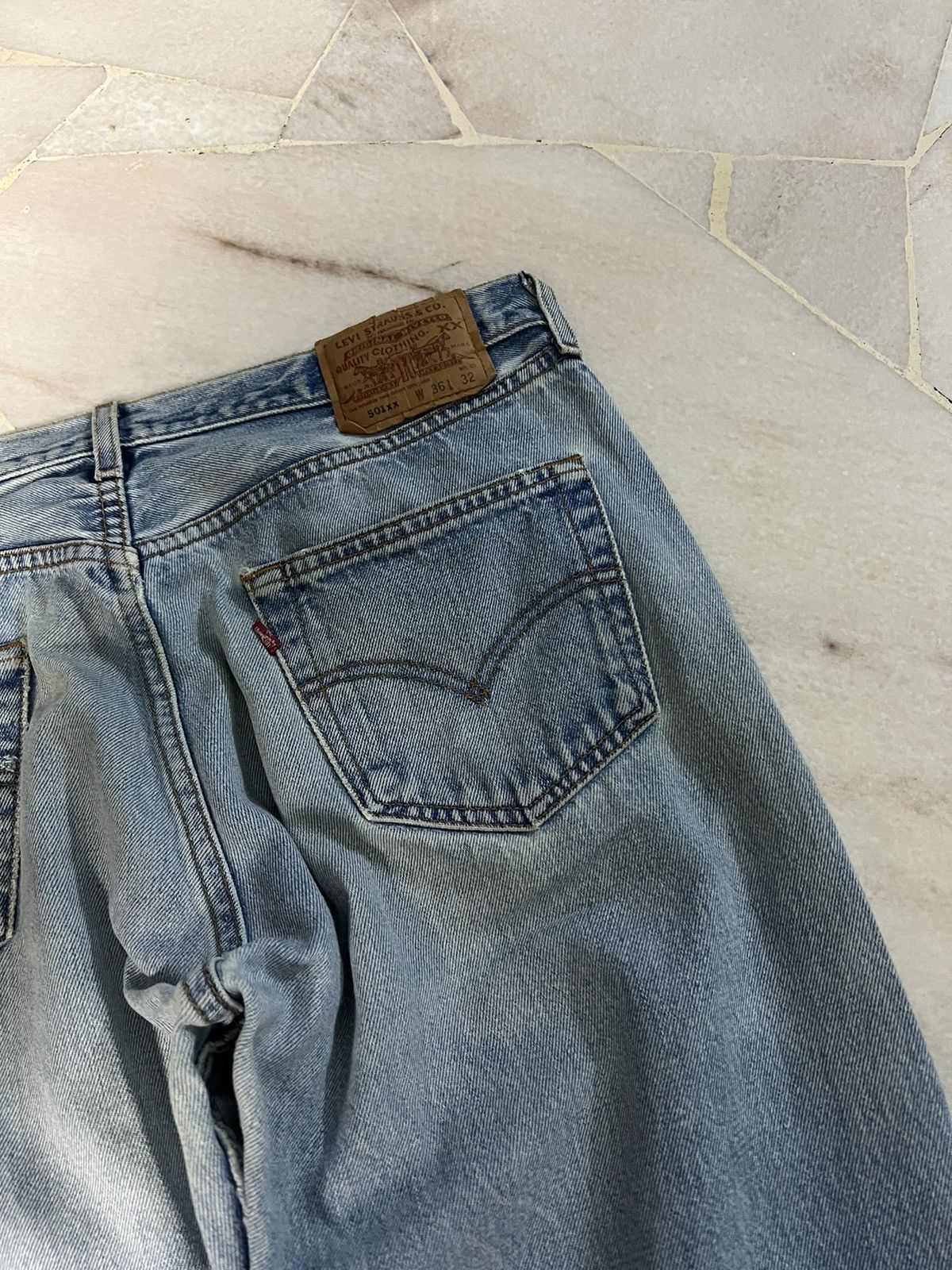 Levi's 💥LIMITED EDITION💥VINTAGE 90’S LEVIS 501XX DISTRESSED JEANS Size US 34 / EU 50 - 22 Thumbnail