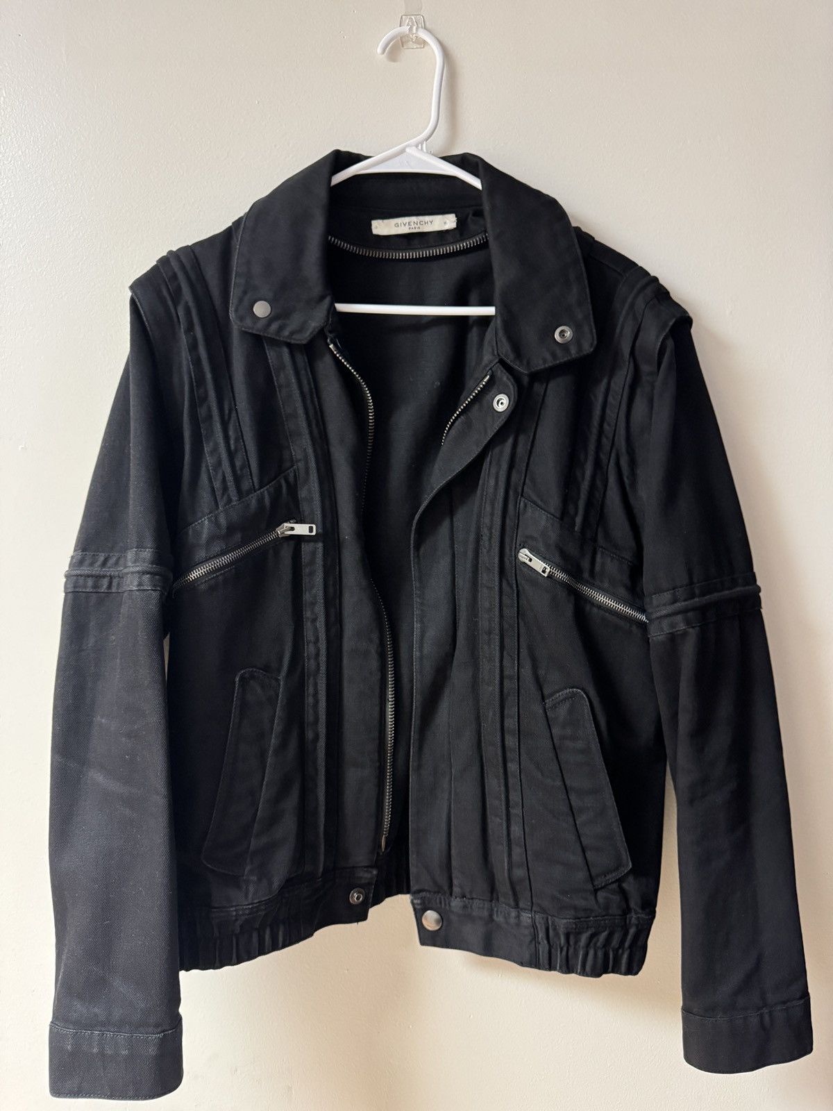 Givenchy Tisci Era Givenchy Biker Denim Jacket Size US M / EU 48-50 / 2 - 1 Thumbnail