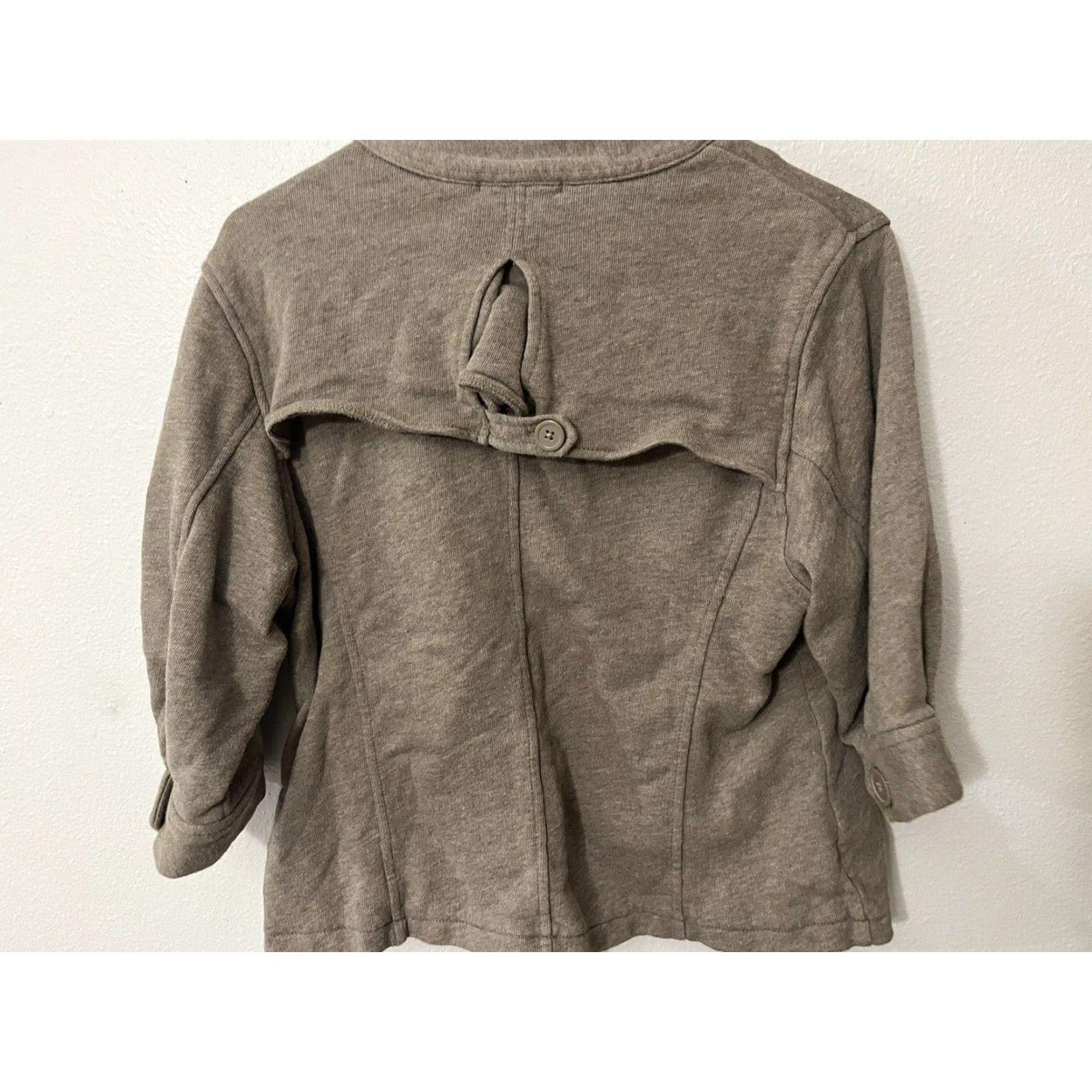 Gap Gap Women's M Brown Pea Coat Cardigan Style Coat Brown M Women Vintage? Size M / US 6-8 / IT 42-44 - 2 Thumbnail