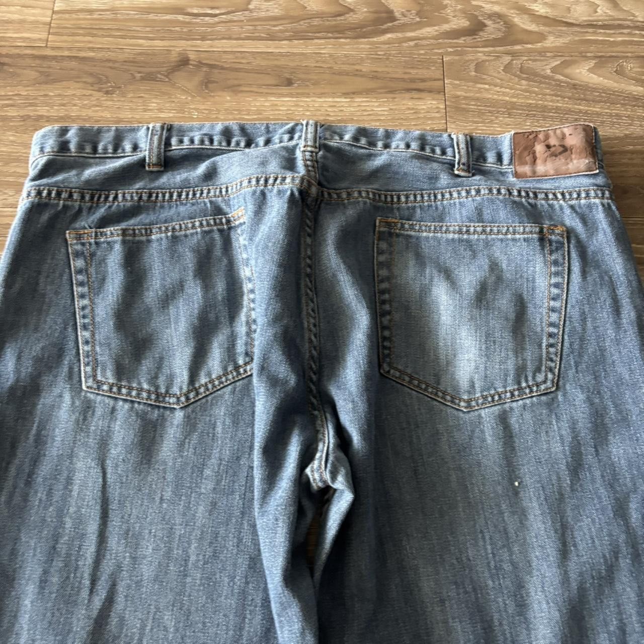 Perry Ellis Crazy Vintage Y2K/2000s Baggy Perry Ellis Medium Wash Skater Style Denim Jeans! 42x30 Size US 42 / EU 58 - 7 Thumbnail
