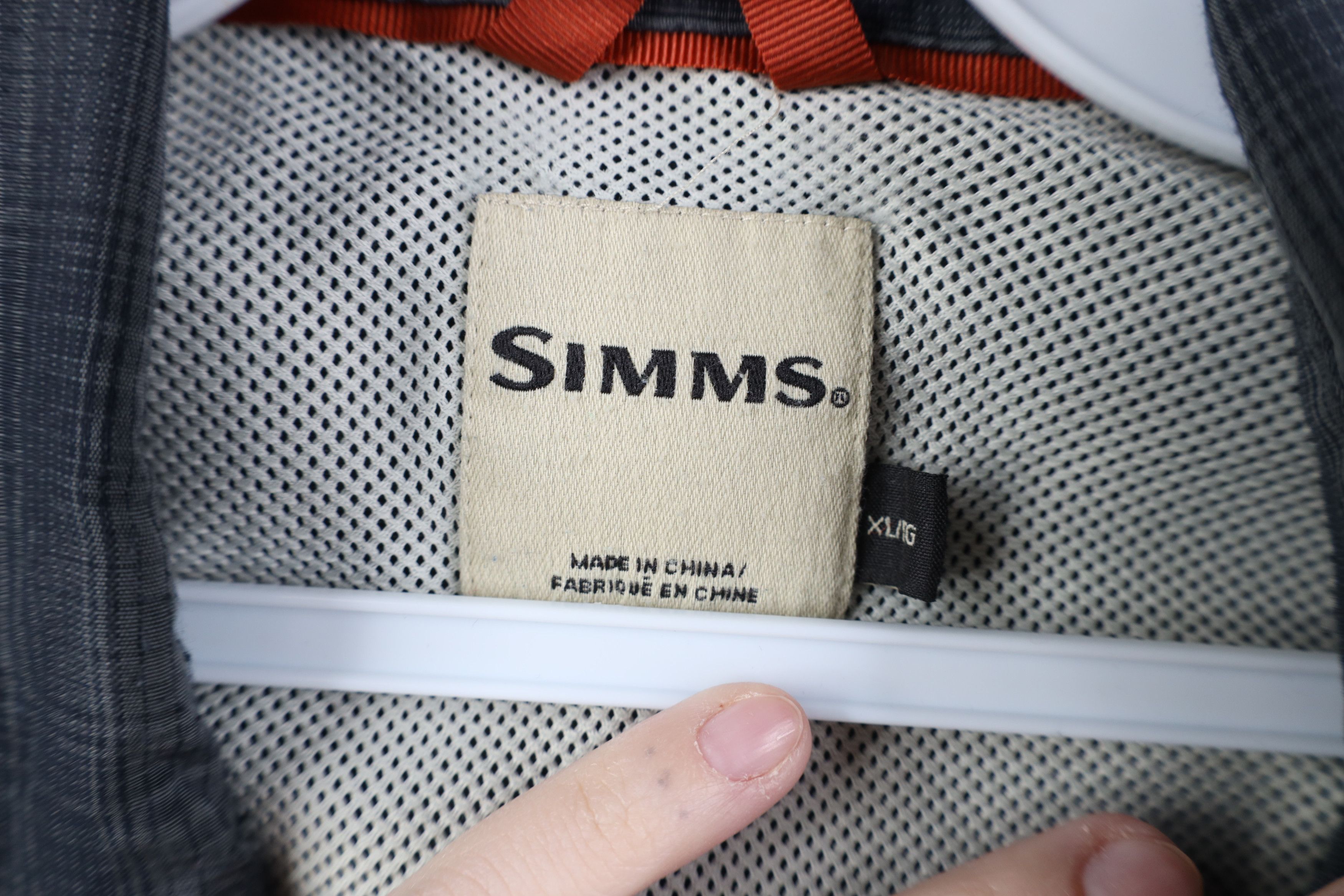Simms Simms Fishing Double Pocket Snap Button Collared Shirt Plaid Size US XL / EU 56 / 4 - 6 Thumbnail
