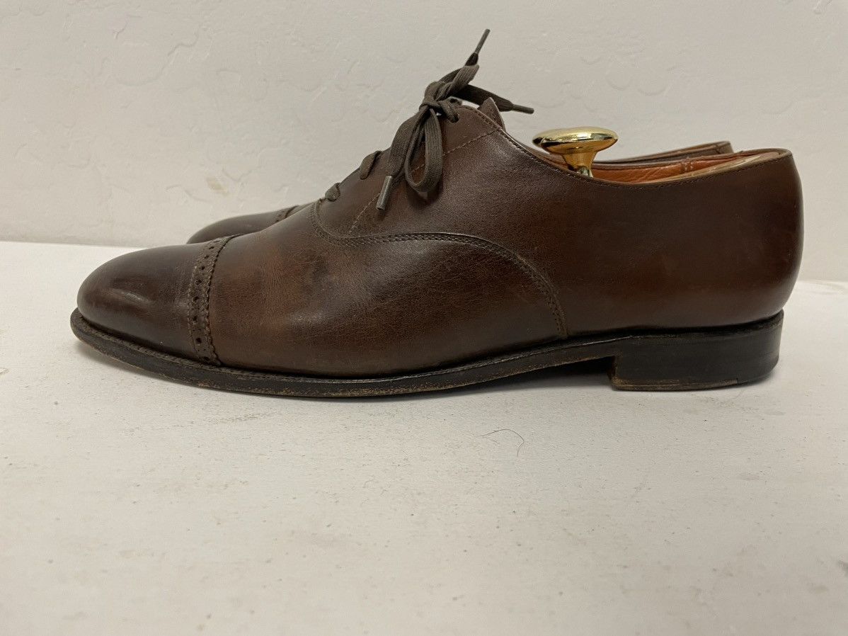 Crockett & Jones × Polo Ralph Lauren × Vintage Bench Made by Crockett & Jones Cap Toe Oxfords Size US 9 / EU 42 - 4 Thumbnail