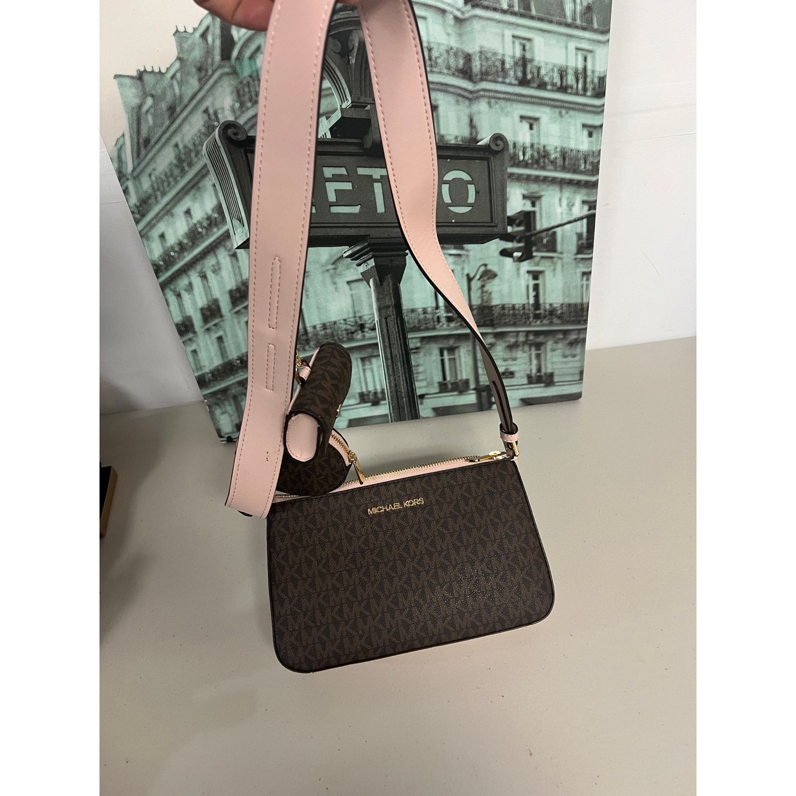 Michael Kors Michael Kors 35S1GTVC3B Jet Set Travel Small Shoulder Bag Size ONE SIZE - 7 Thumbnail
