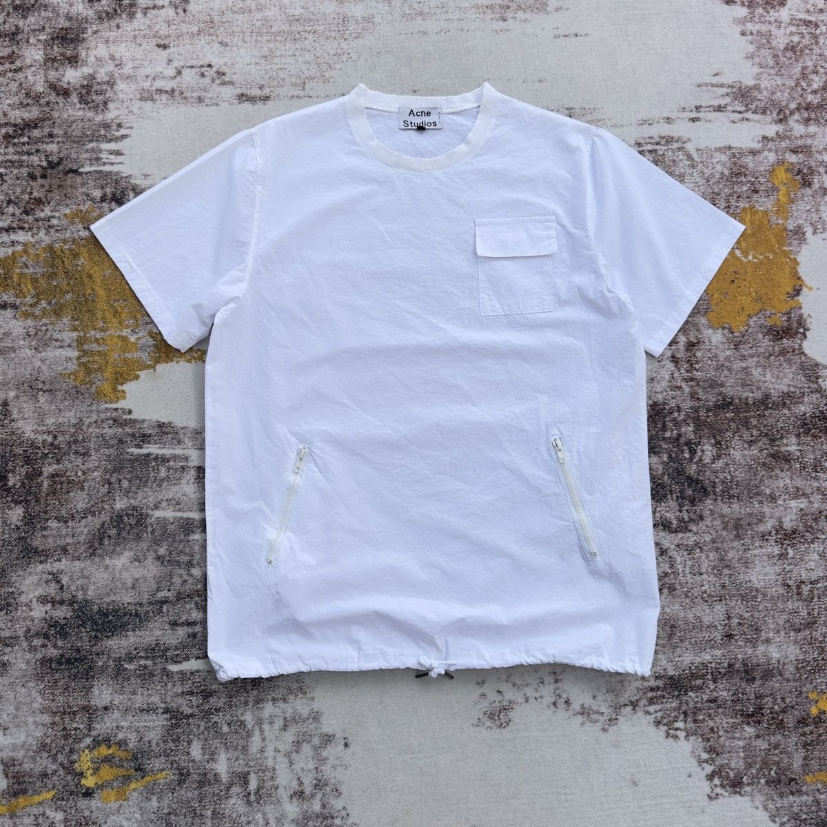 Acne Studios ACNE STUDIOS TECHNICAL NYLON T-SHIRT CHEST POCKET Size US XL / EU 56 / 4 - 2 Thumbnail