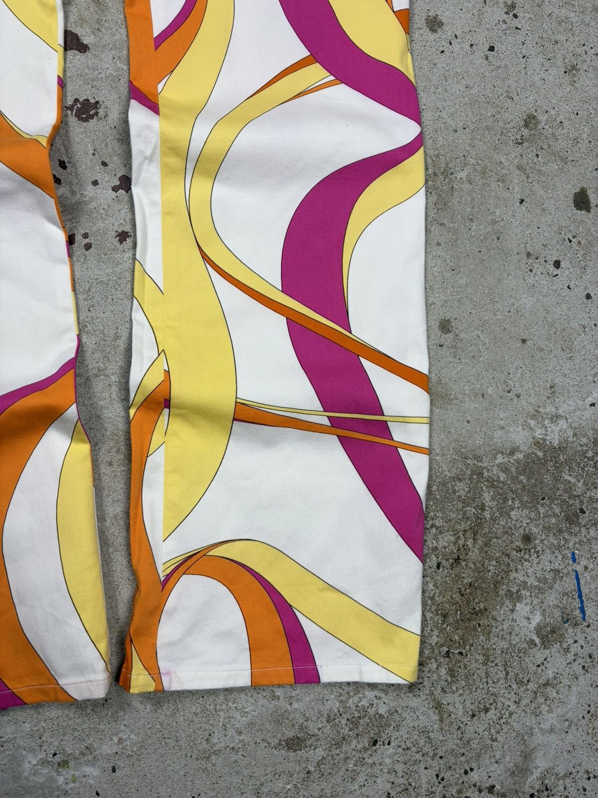 Versace Jeans Couture 2000s Versace Jeans Couture Abstract Print Multicolor Pants Size 29" - 4 Thumbnail