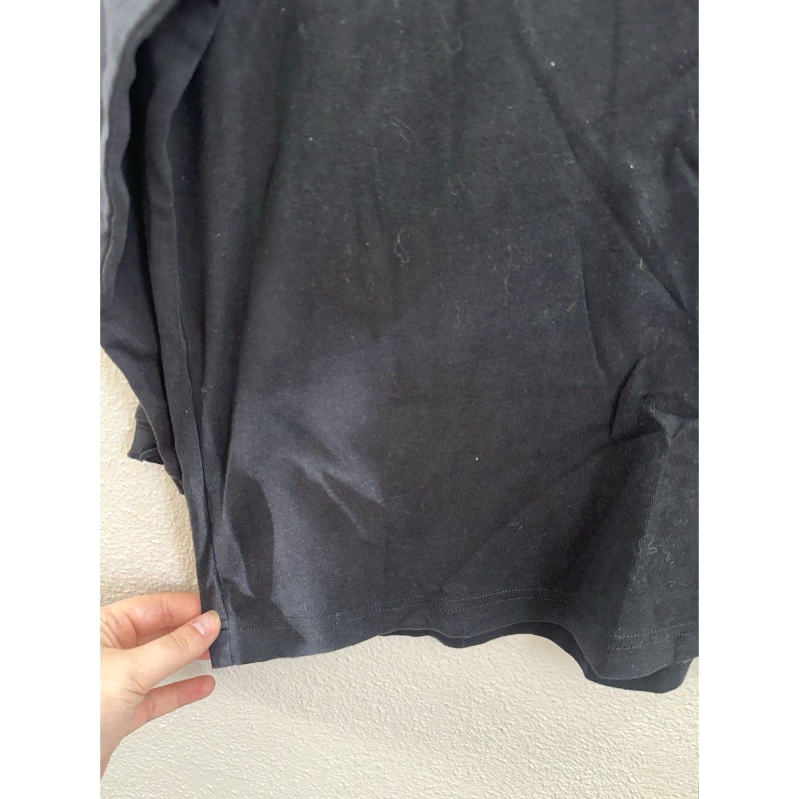 Orvis Orvis Womens Shirt Large Black 3/4 Sleeve Round Neck Shirt Women Regular Cotton Lightweight Casual Sleeve Basic Solid Vintage No (adjusted to rules) Size L / US 10 / IT 46 - 3 Thumbnail