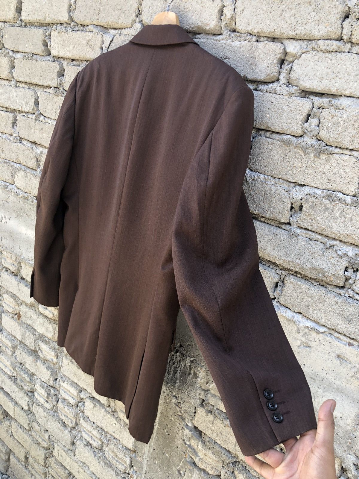 Japanese Brand Vintage Jun Men Brown Blazer’s Jacket Size US L / EU 52-54 / 3 - 7 Thumbnail