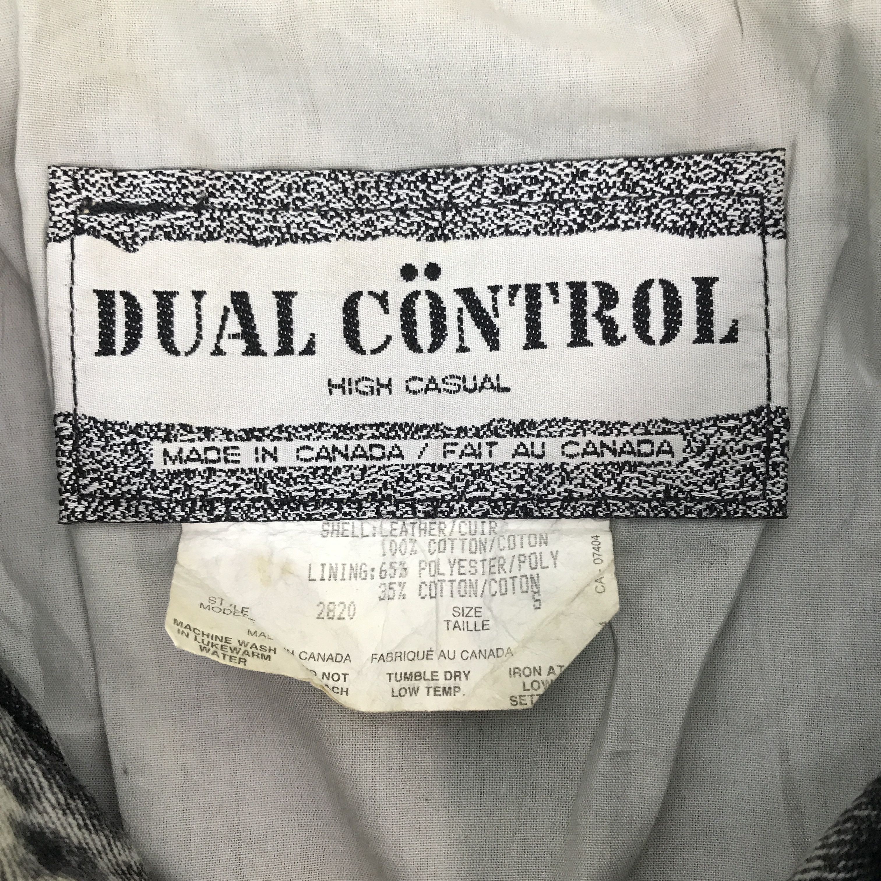 Vintage Dual Control Denim Leather Design jacket Size US M / EU 48-50 / 2 - 8 Thumbnail