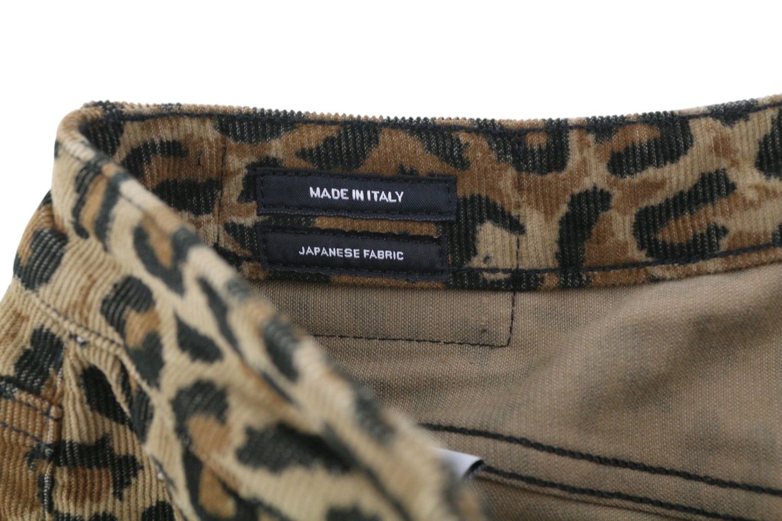 R13 ALISON SKINNY 27 Tan Leopard High Rise Corduroy 85778 Size 27" / US 4 / IT 40 - 10 Thumbnail