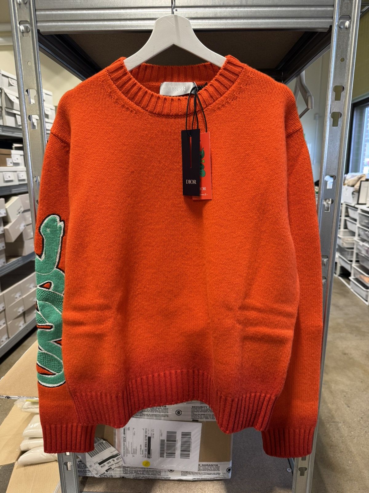 Dior × Kaws Dior X KAWS Embroidery Sweater NEW 2500$ Size US L / EU 52-54 / 3 - 1 Thumbnail