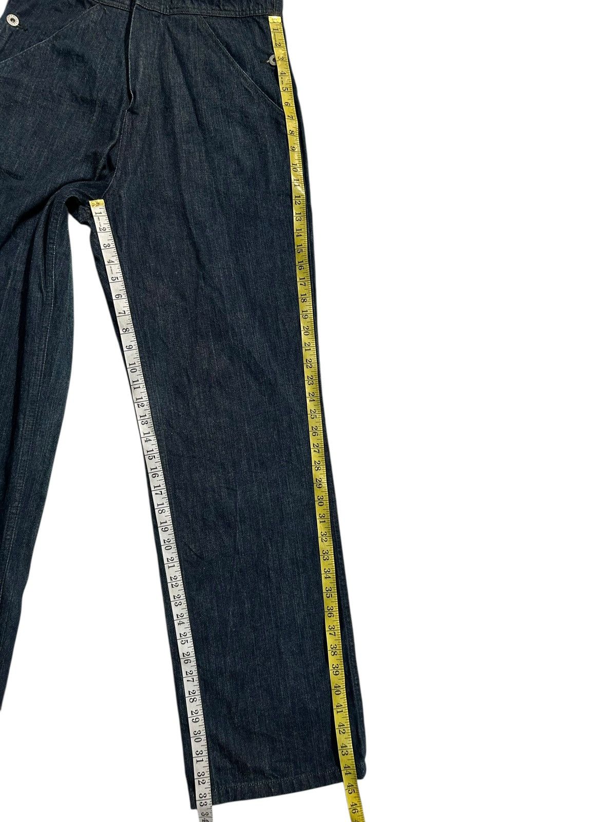 Evisu × Vintage RARE!!! Vintage Evisu Japan Seagull Blue Denim Coverall Size US 38 / EU 54 - 15 Thumbnail