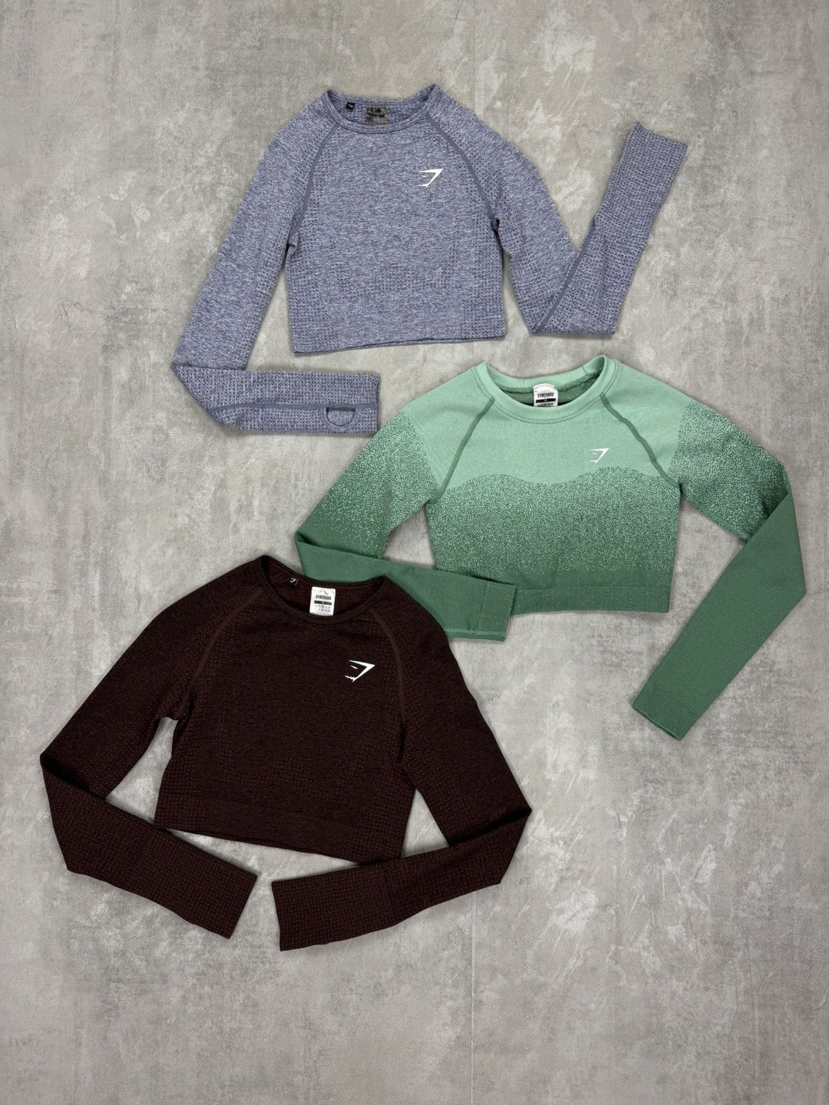 Gymshark Gymshark Womens Crop Top Long Sleeve Sets 3 items Size S-XS Size S / US 4 / IT 40 - 2 Thumbnail