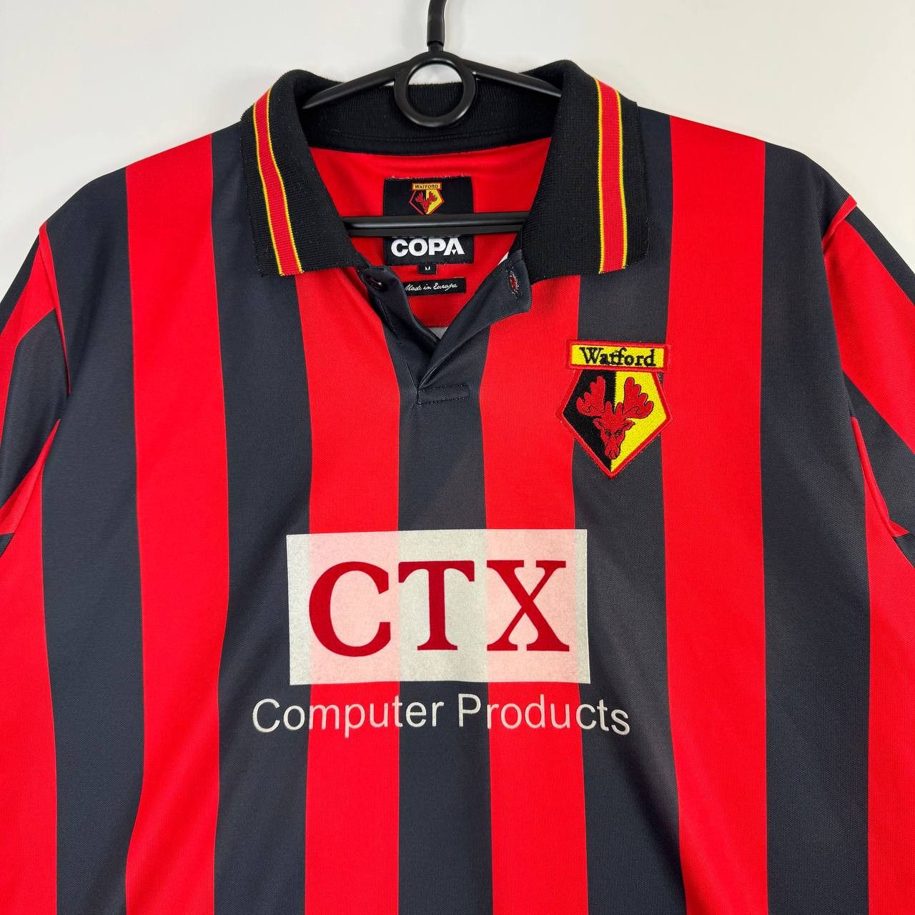 Other Watford FC 1996-98 CTX Computer Products Jersey Mens Size M Size US M / EU 48-50 / 2 - 3 Thumbnail
