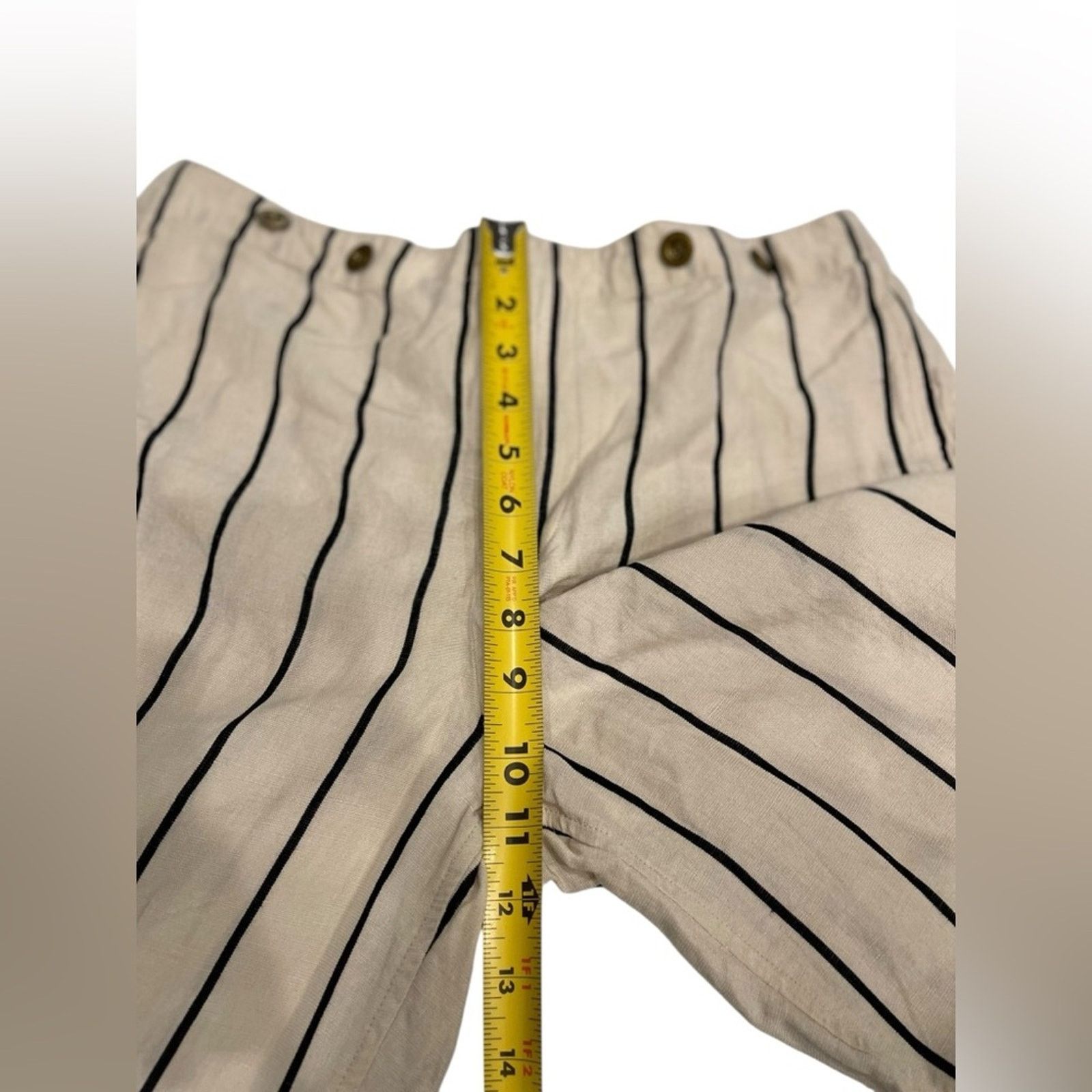 Polo Ralph Lauren Polo Ralph Lauren linen striped pants size:8 Size 30" / US 8 / IT 44 - 9 Thumbnail