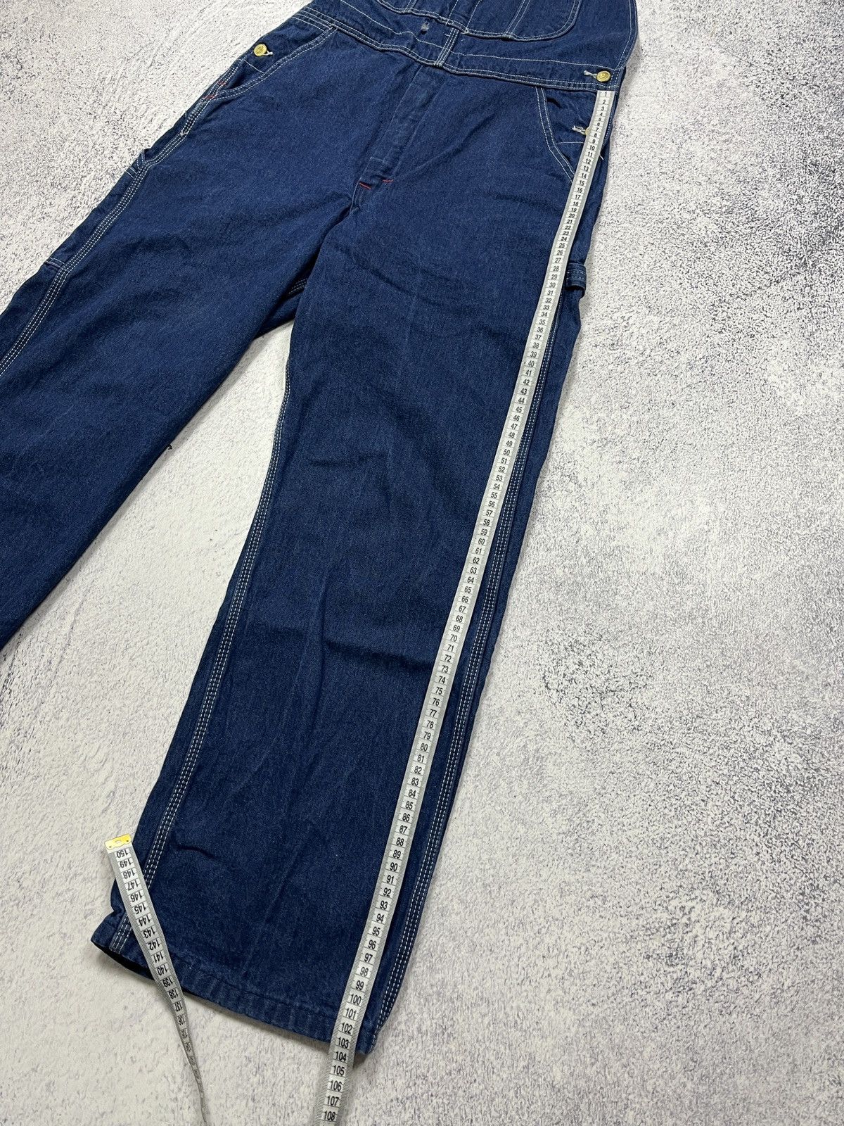 Dickies × Vintage Vintage Dickies Overall Carpenter Denim Jumpsuit Skate Rare Size US 32 / EU 48 - 14 Thumbnail