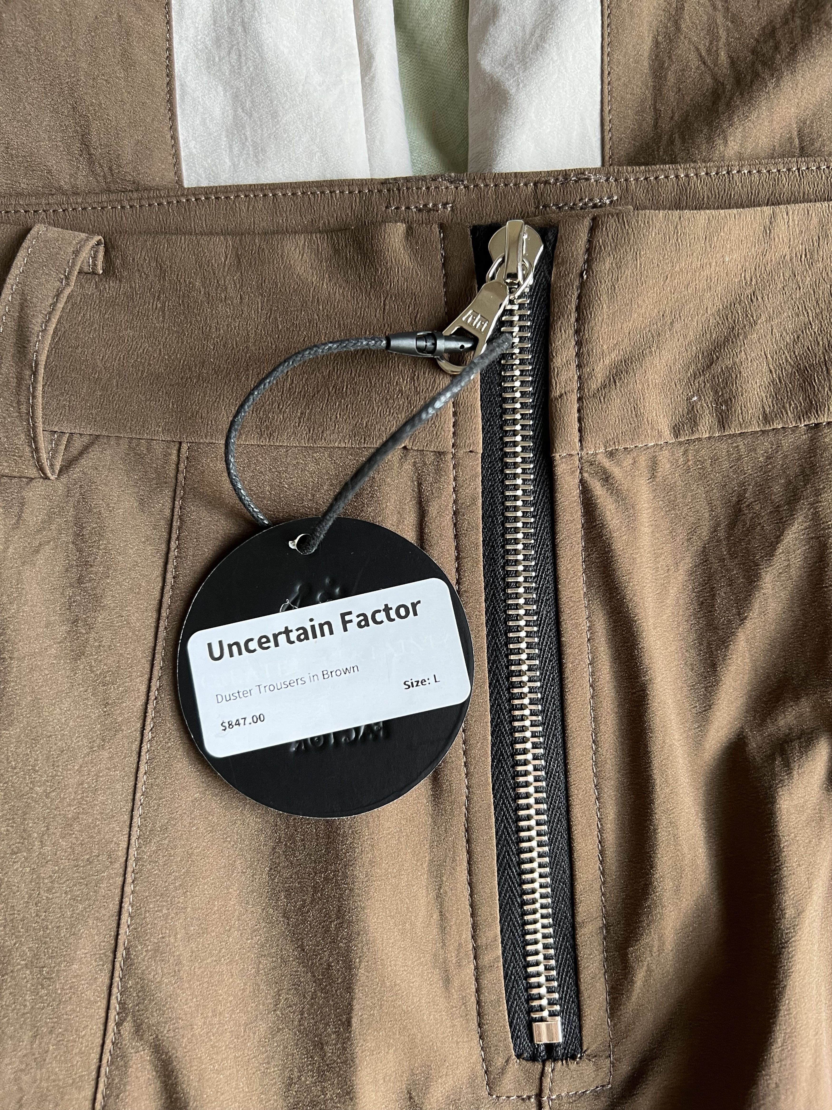 Other Uncertain Factor Duster Trousers in Brown Size US 34 / EU 50 - 7 Thumbnail
