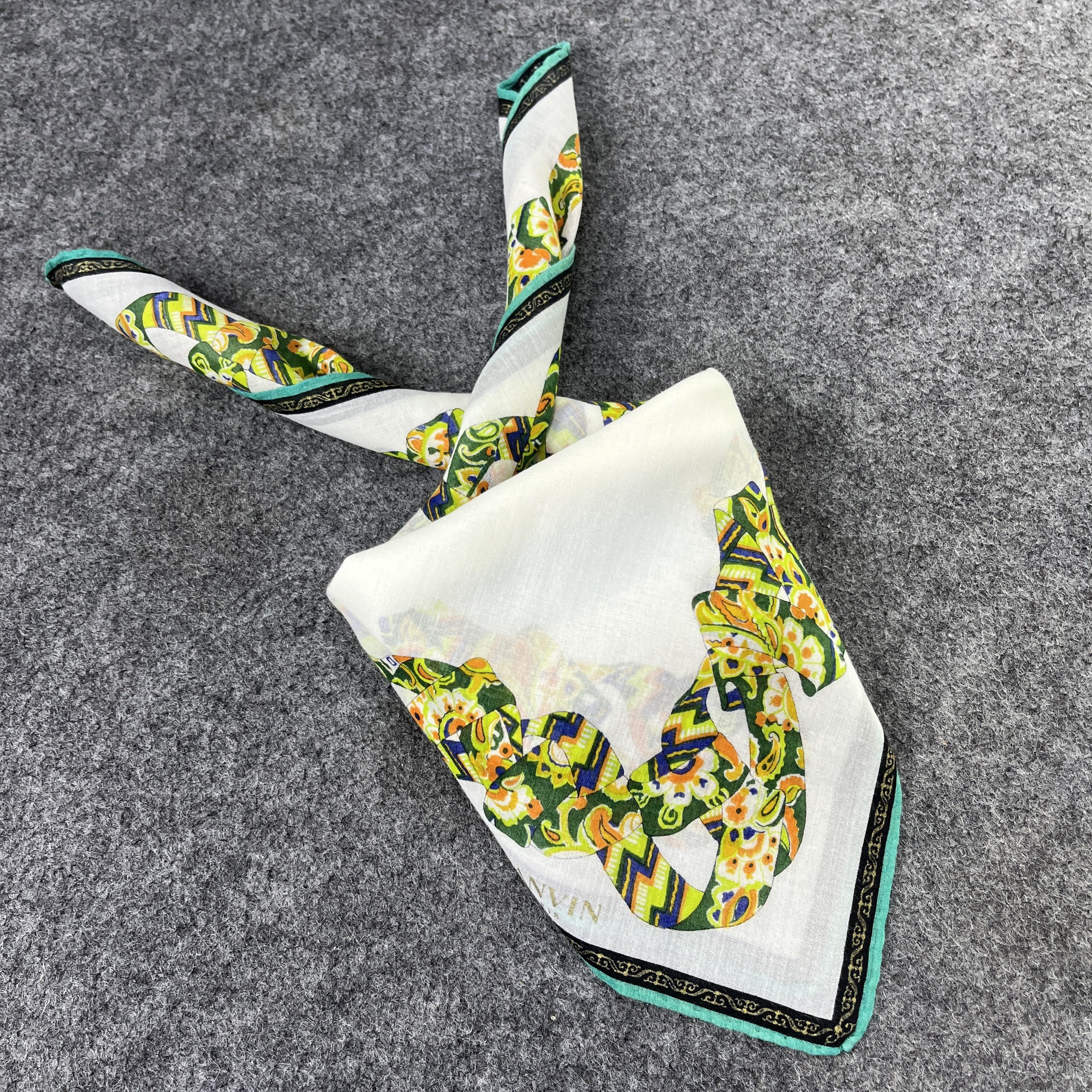 Lanvin Lanvin Handkerchief / Bandana / Neckerchief / Headscarf B689 Size ONE SIZE - 8 Thumbnail